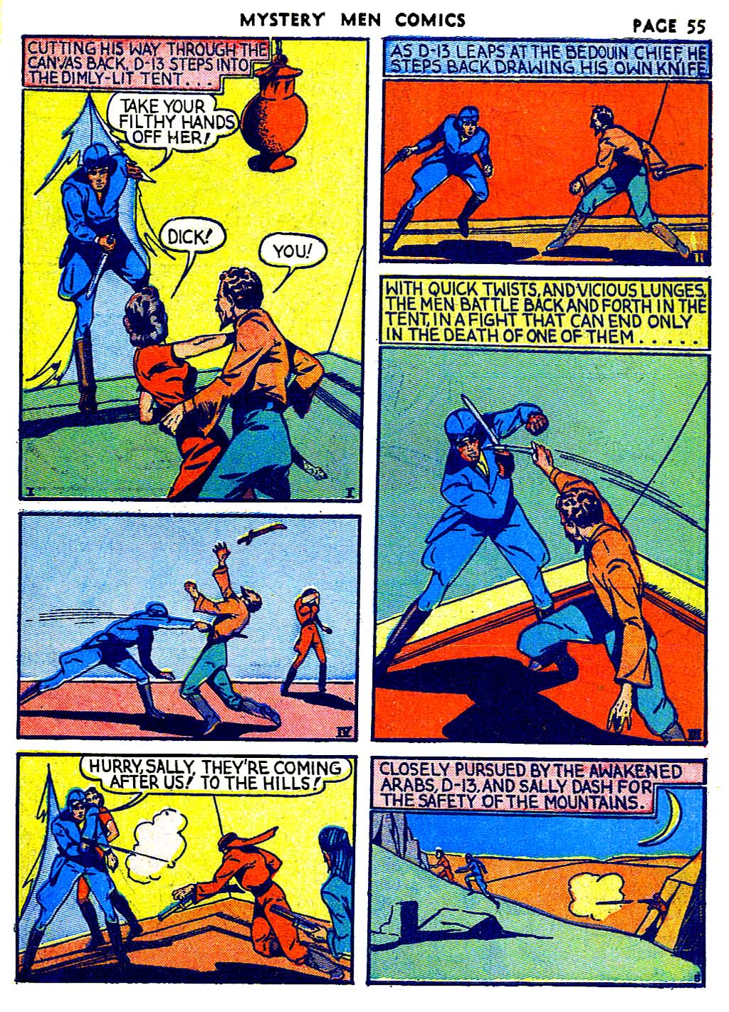 Read online Mystery Men Comics comic -  Issue #6 - 57