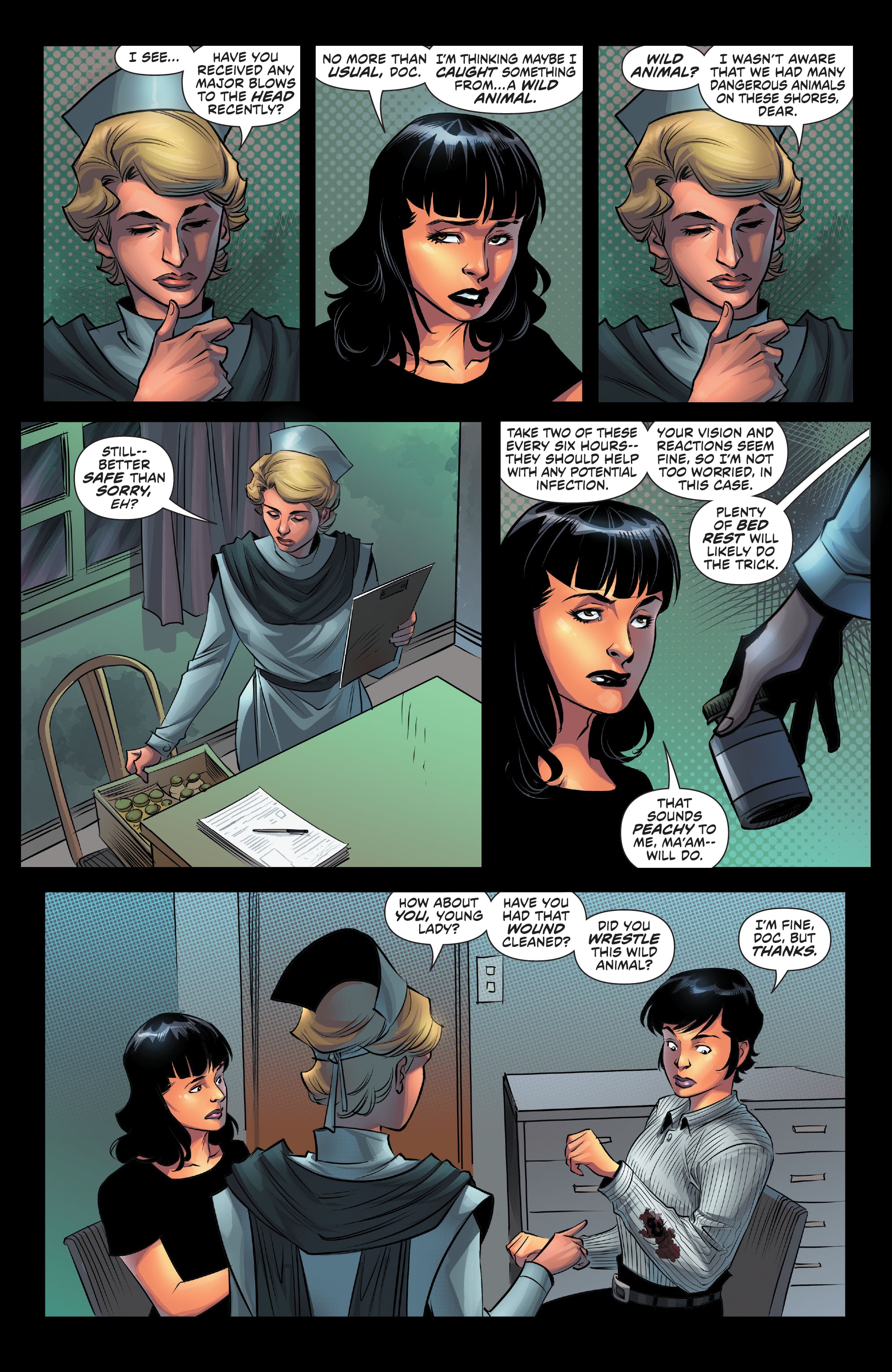 Read online Bettie Page & The Curse of the Banshee comic -  Issue #3 - 16