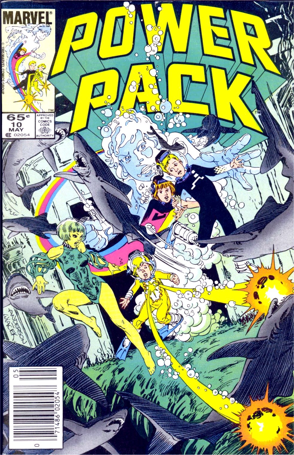 Read online Power Pack (1984) comic -  Issue #10 - 1