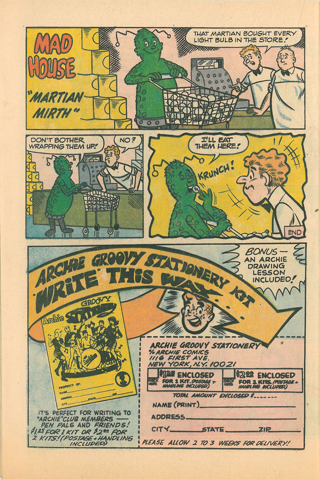 Read online Archie's Madhouse comic -  Issue #64 - 19