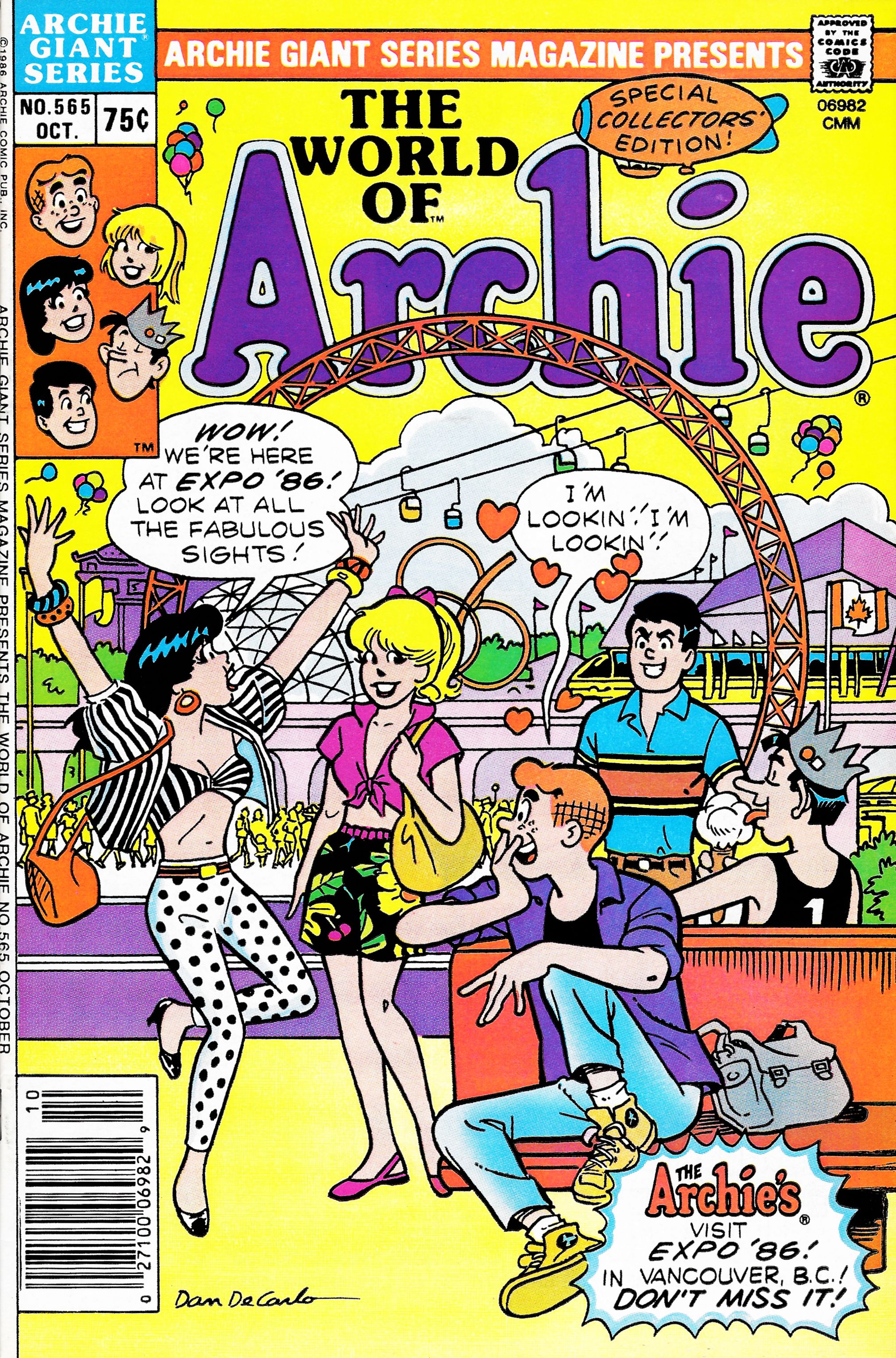 Read online Archie Giant Series Magazine comic -  Issue #565 - 1