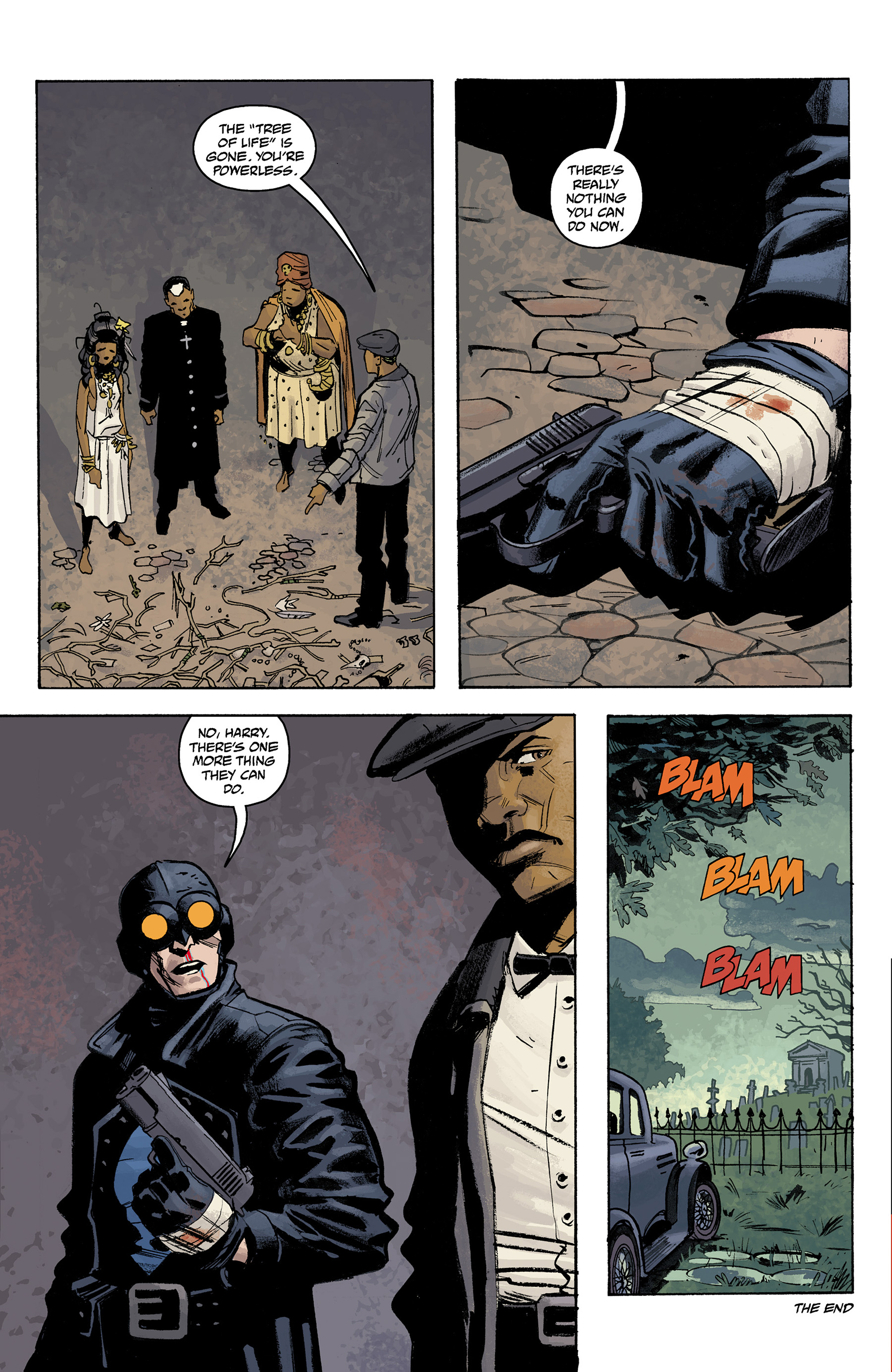 Read online Lobster Johnson: Garden of Bones comic -  Issue # Full - 24