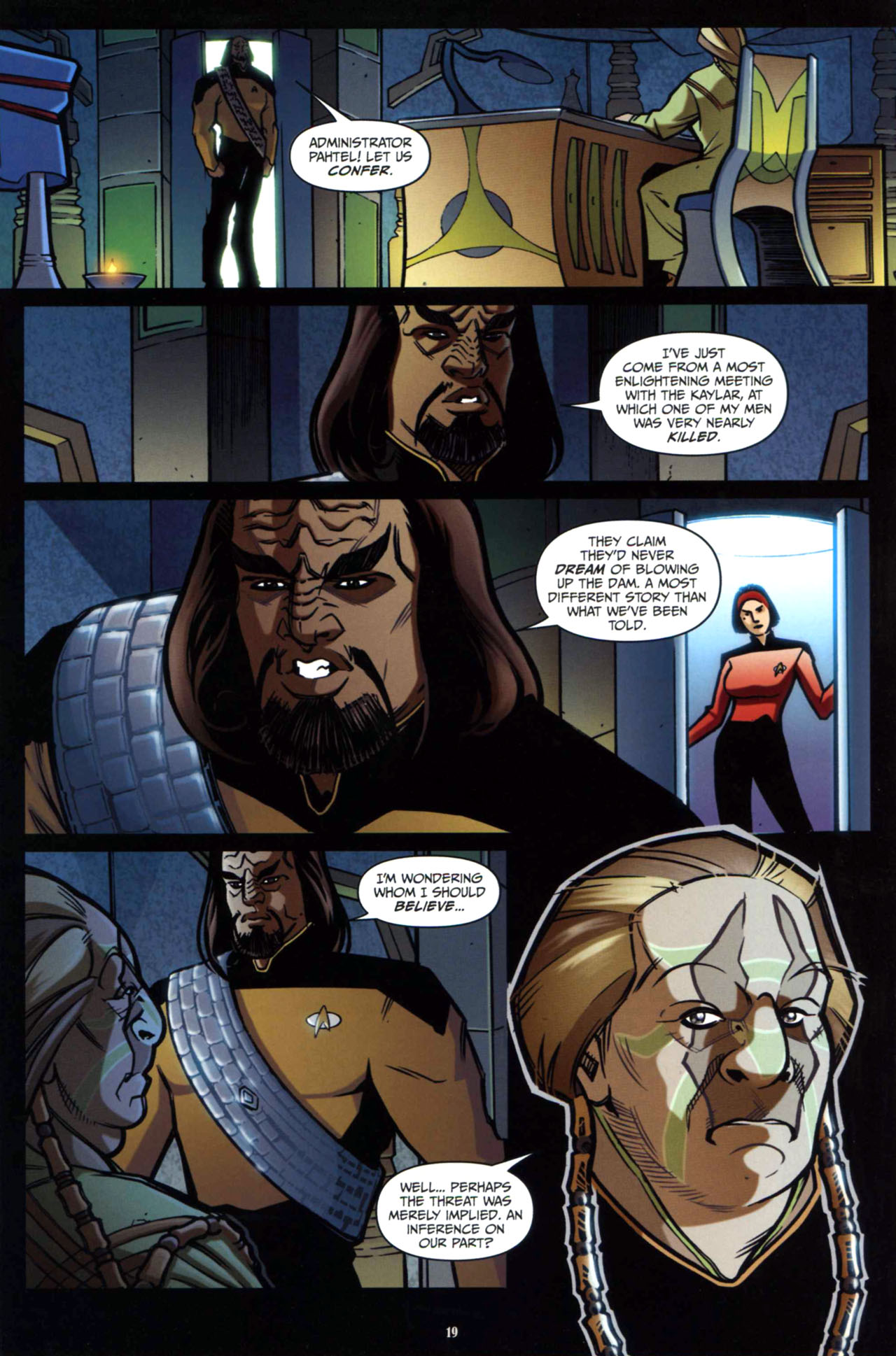 Read online Star Trek: The Next Generation: Intelligence Gathering comic -  Issue #2 - 21