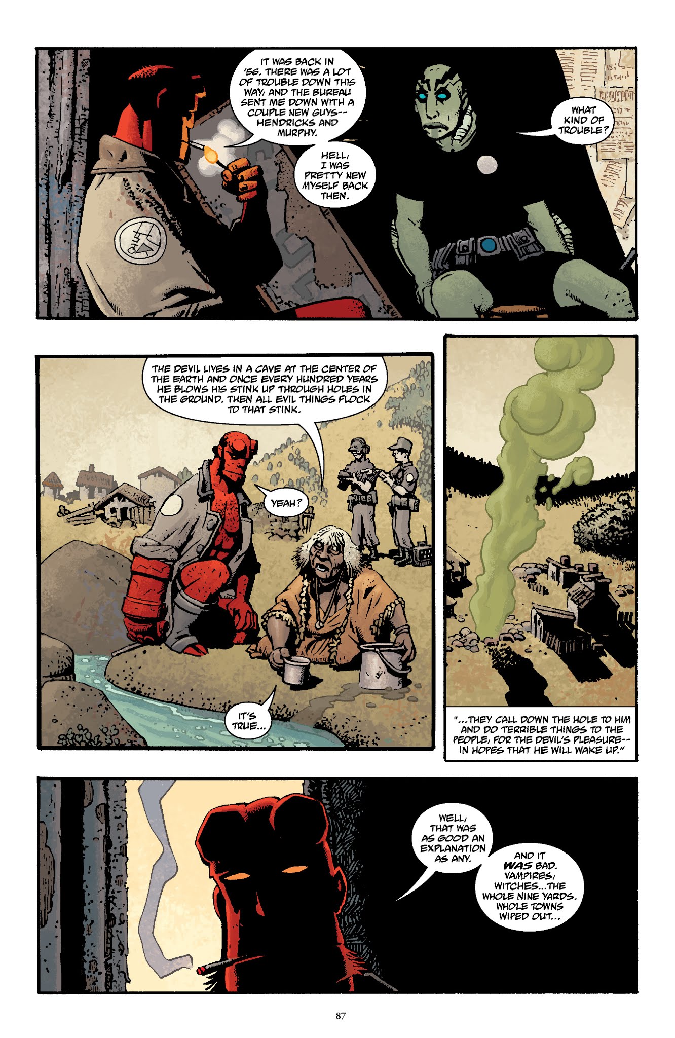 Read online Hellboy The Complete Short Stories comic -  Issue # TPB 1 (Part 1) - 88