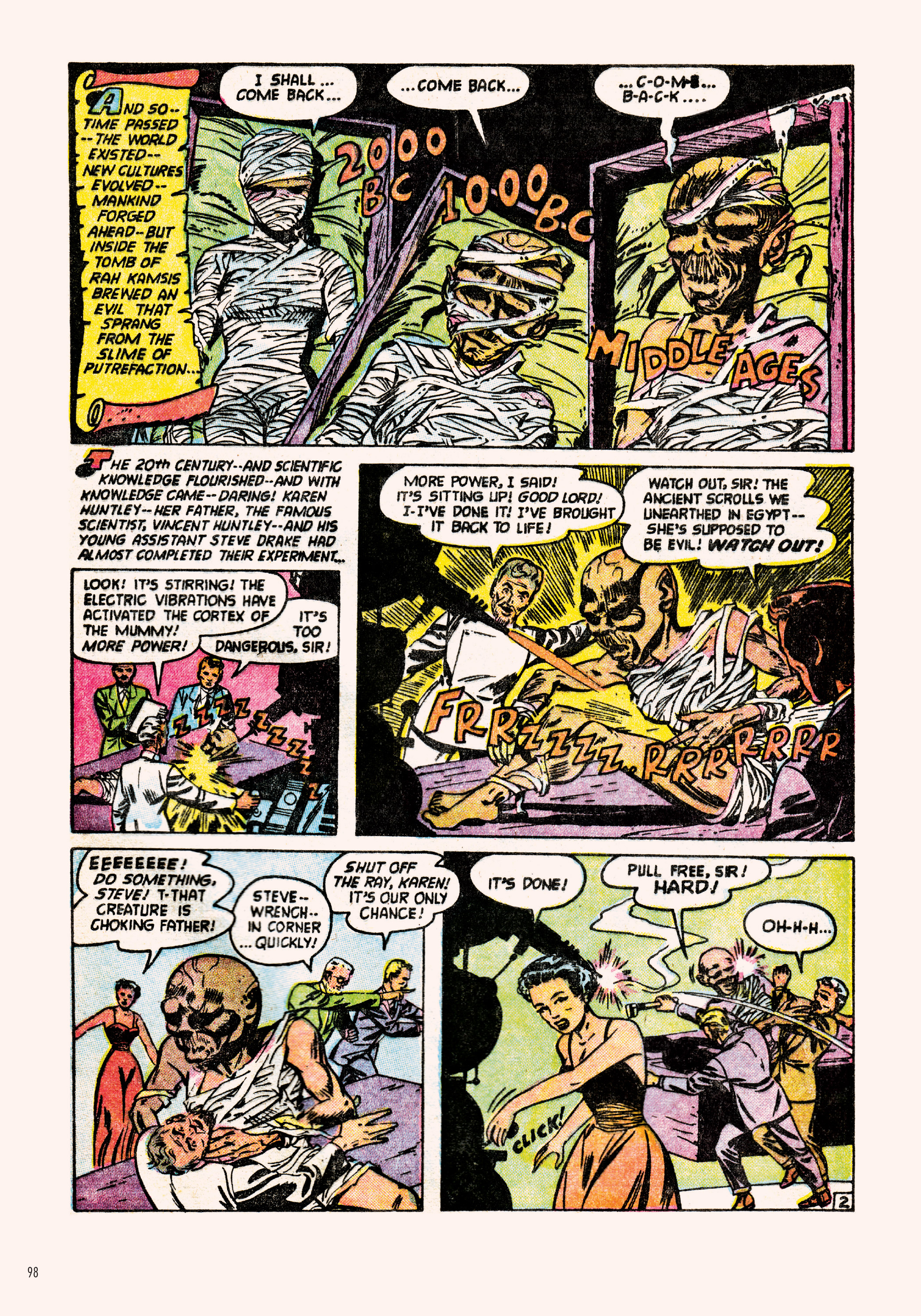 Read online Classic Monsters of Pre-Code Horror Comics: Mummies comic -  Issue # TPB - 98