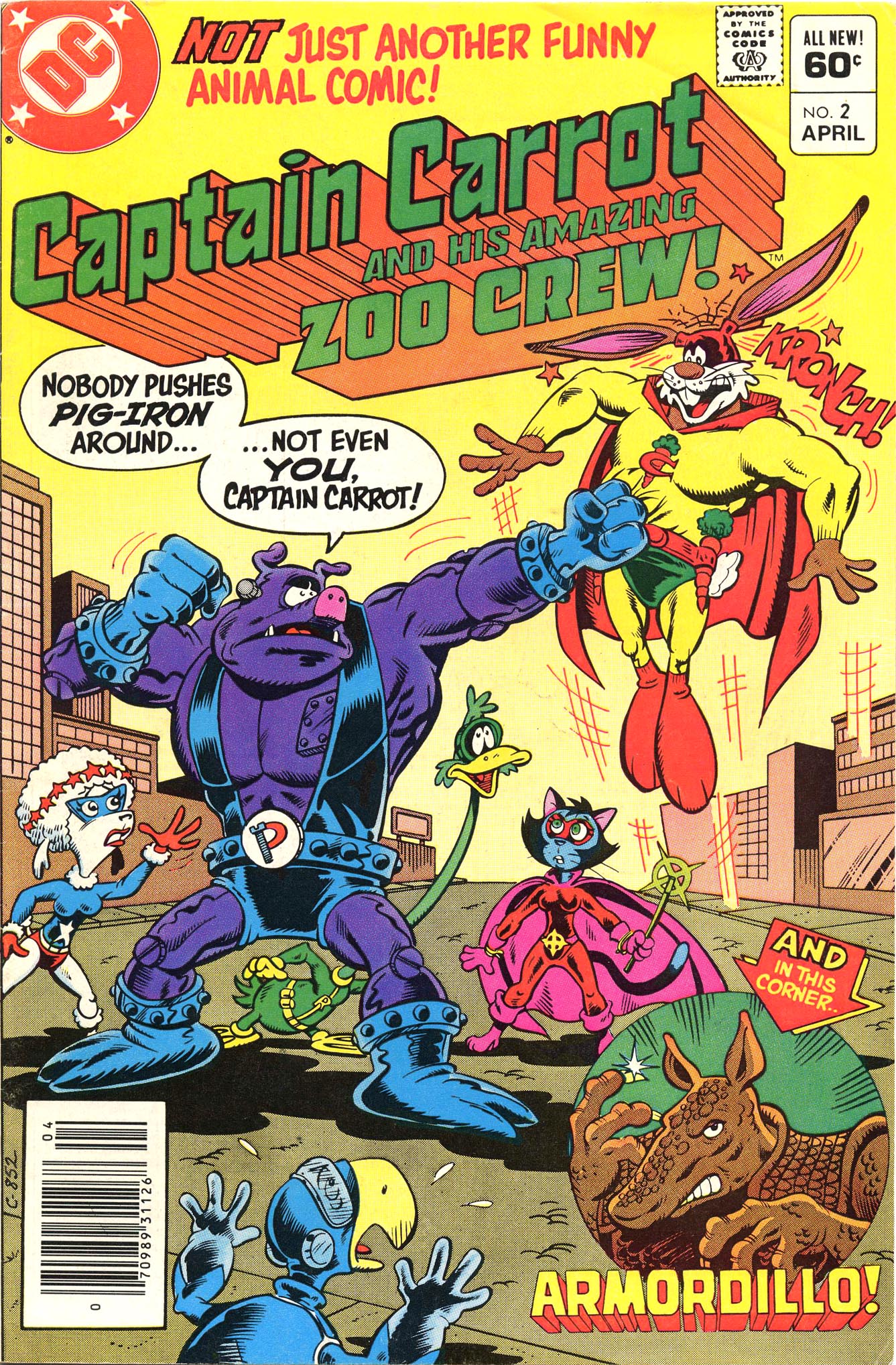 Read online Captain Carrot and His Amazing Zoo Crew! comic -  Issue #2 - 1