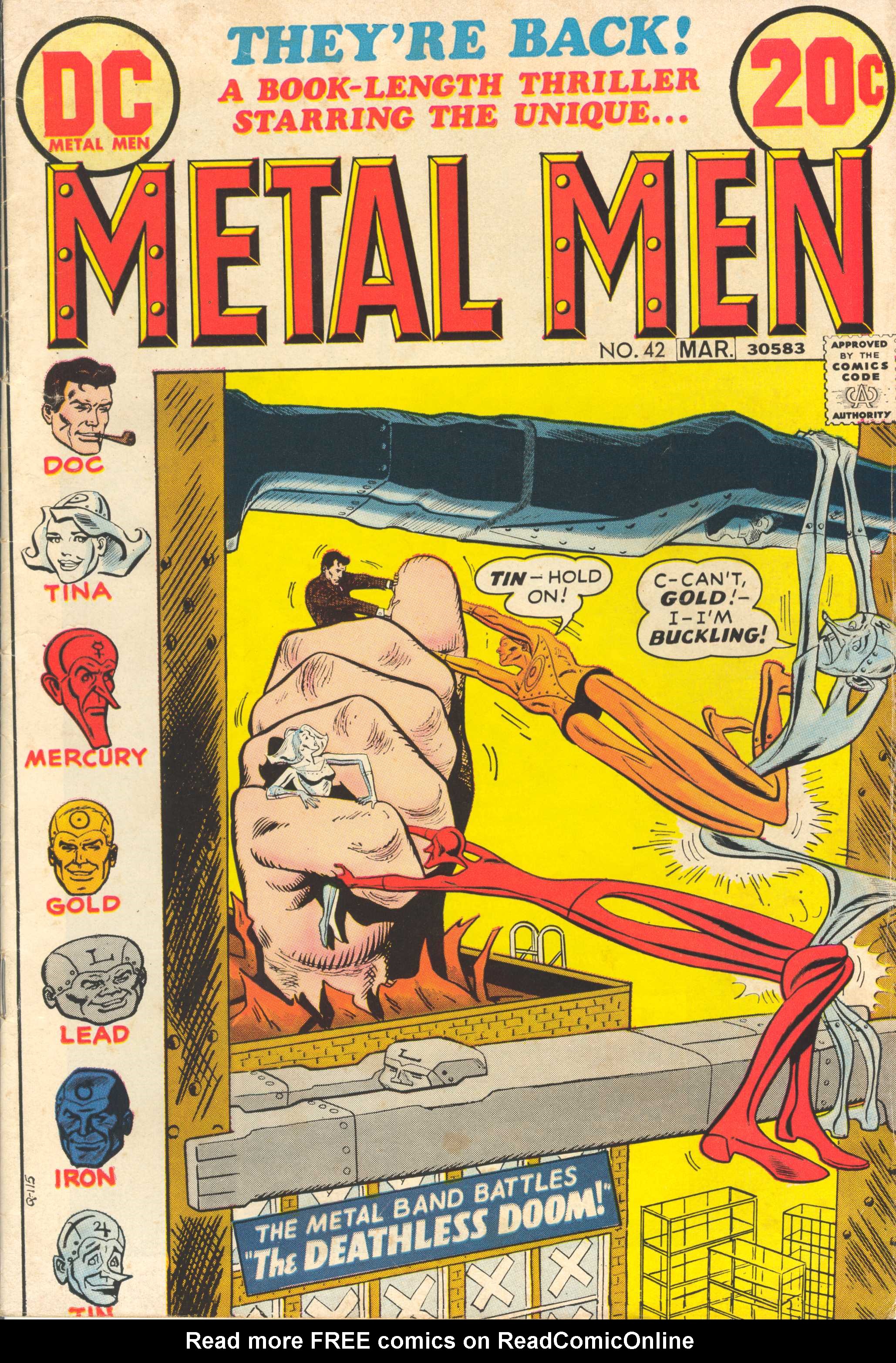 Read online Metal Men (1963) comic -  Issue #42 - 1