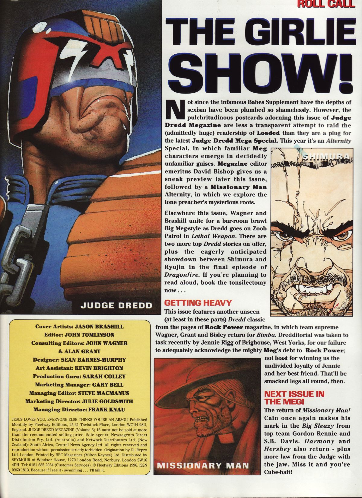 Read online Judge Dredd Megazine (vol. 3) comic -  Issue #17 - 2