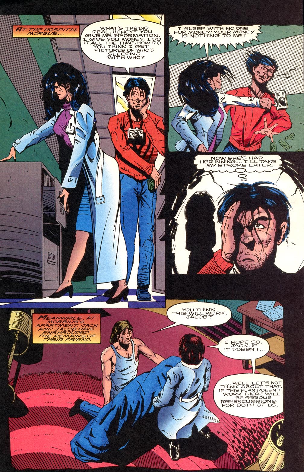 Read online Morbius: The Living Vampire (1992) comic -  Issue #29 - 5