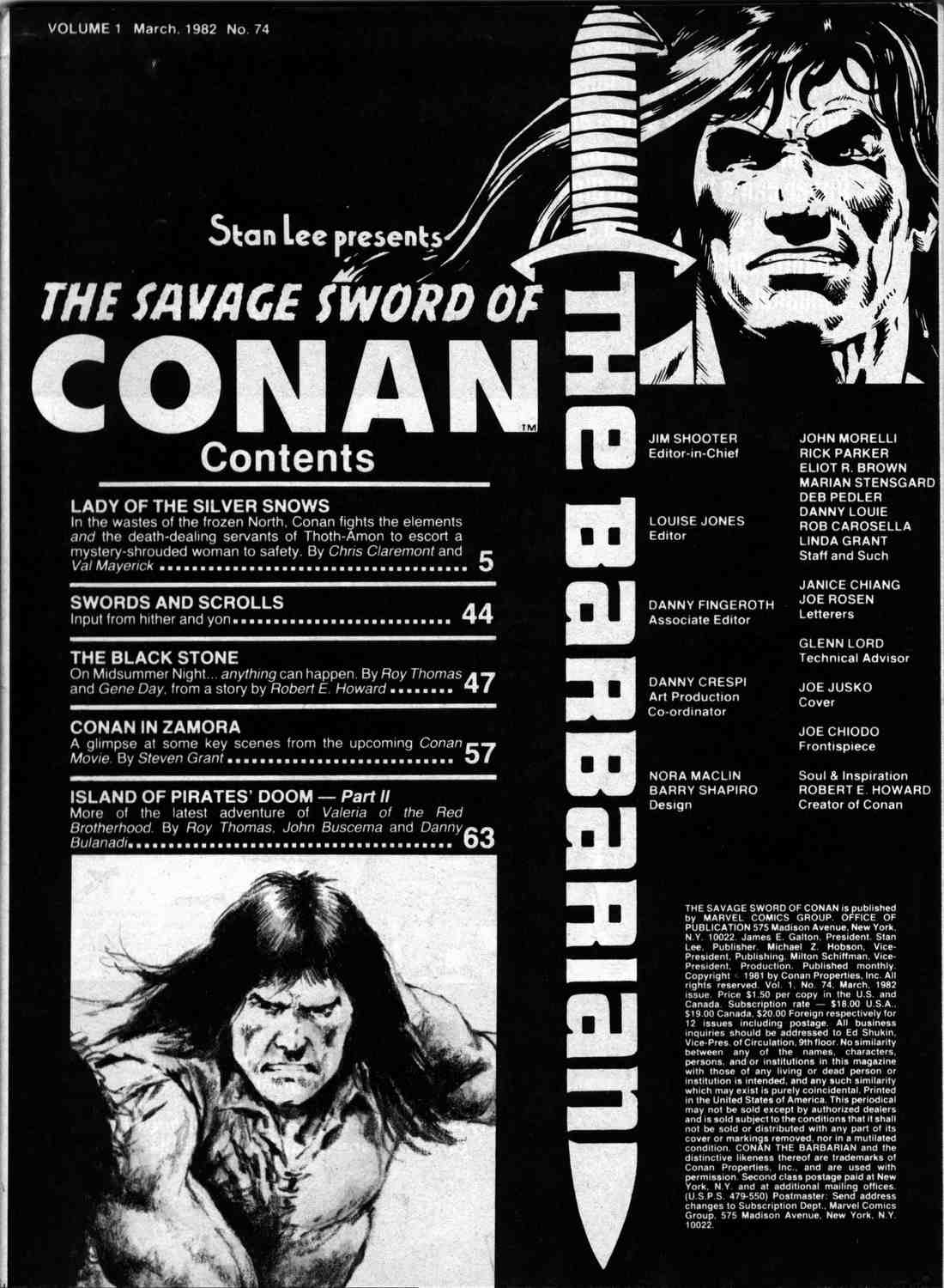 Read online The Savage Sword Of Conan comic -  Issue #74 - 2