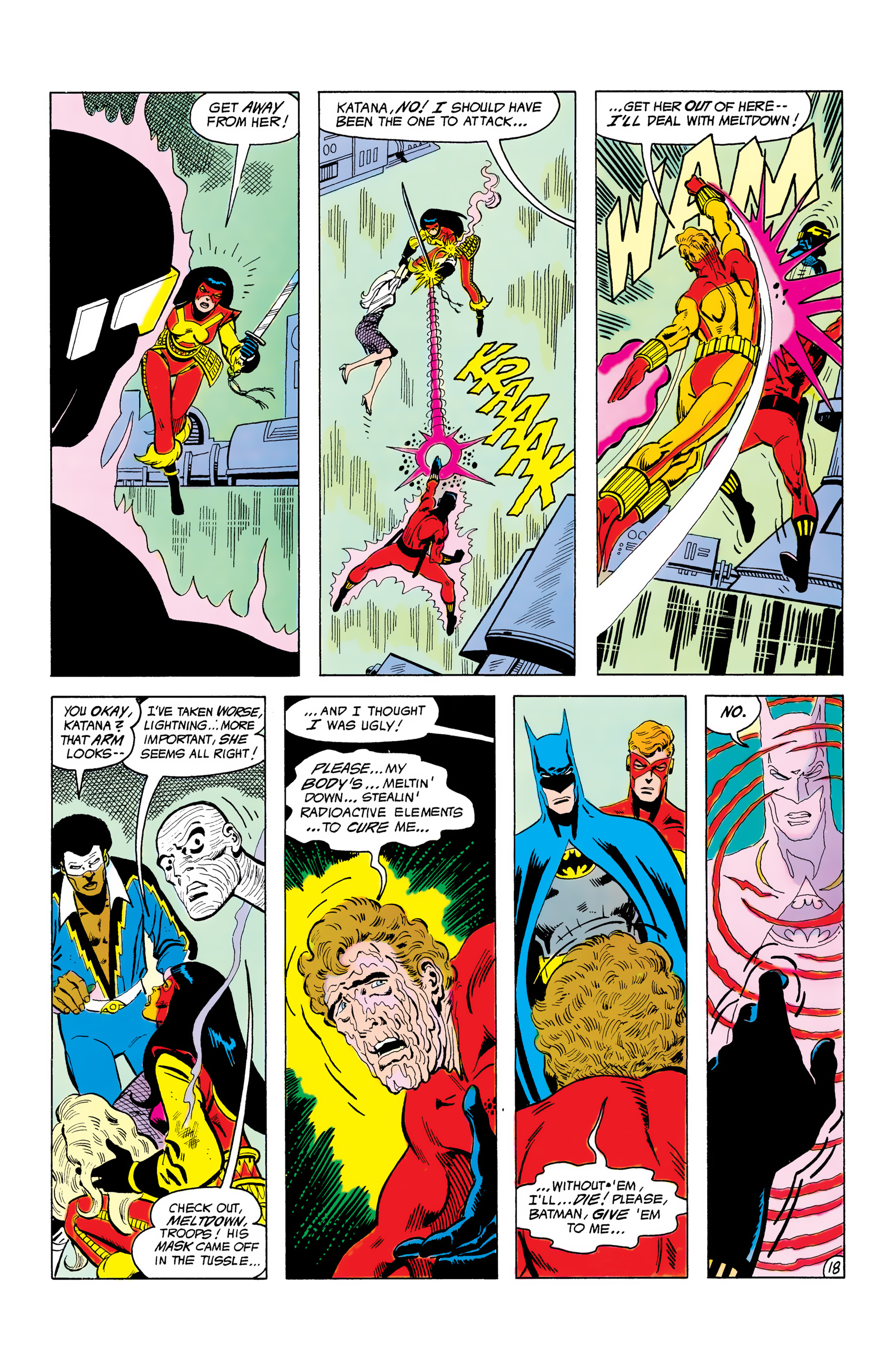 Read online Batman and the Outsiders (1983) comic -  Issue #4 - 19