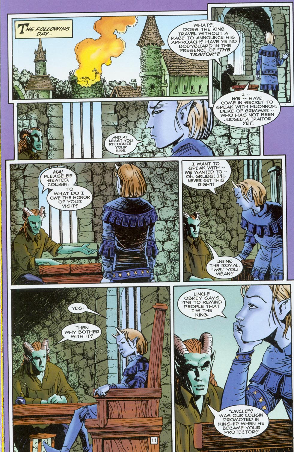 Read online The Books of Faerie: Auberon's Tale comic -  Issue #3 - 12