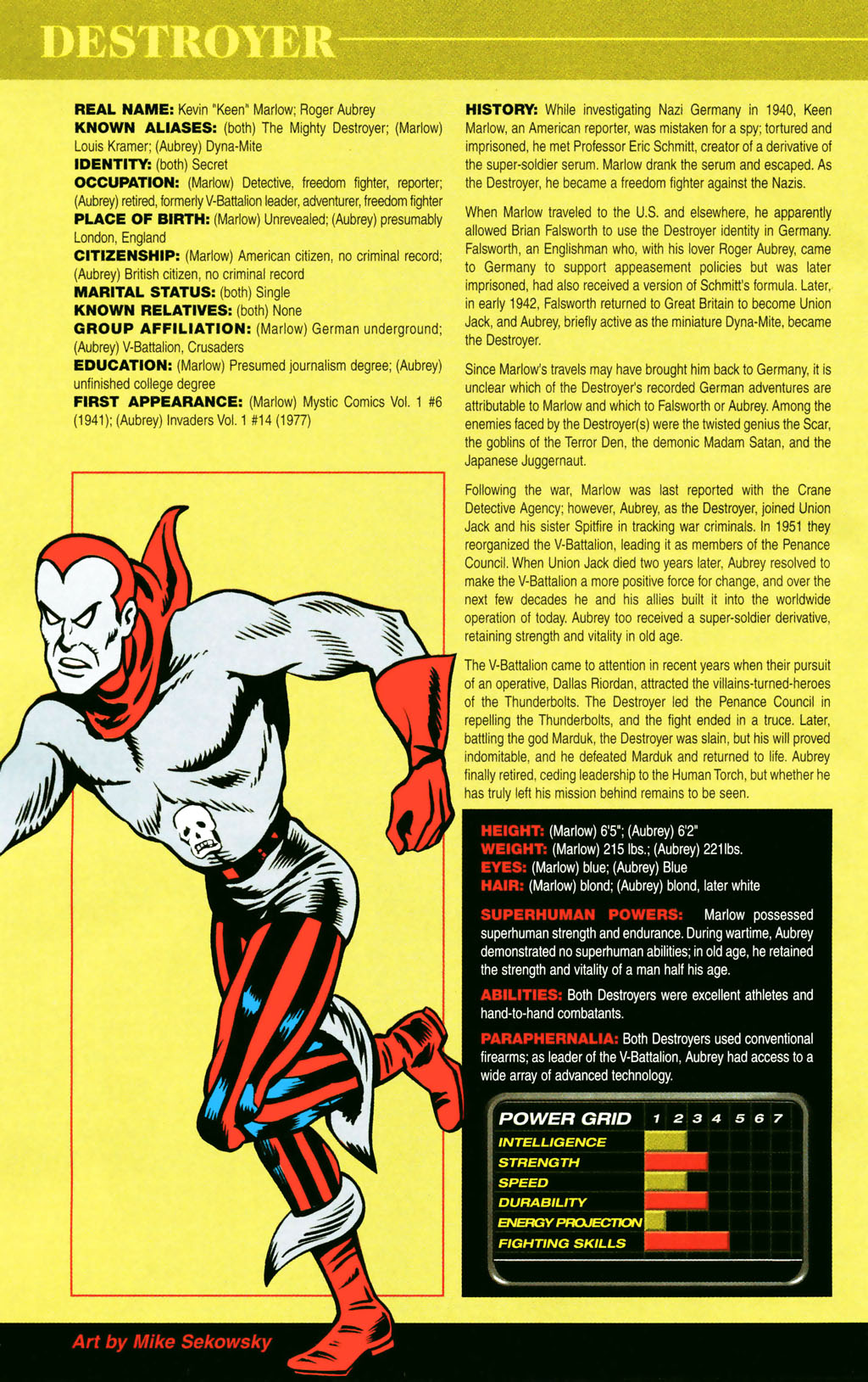 Read online The Official Handbook of the Marvel Universe: Golden Age comic -  Issue # Full - 14