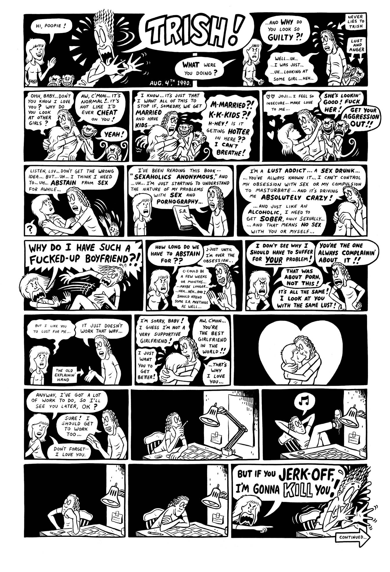 Read online Peepshow: The Cartoon Diary of Joe Matt comic -  Issue # Full - 63