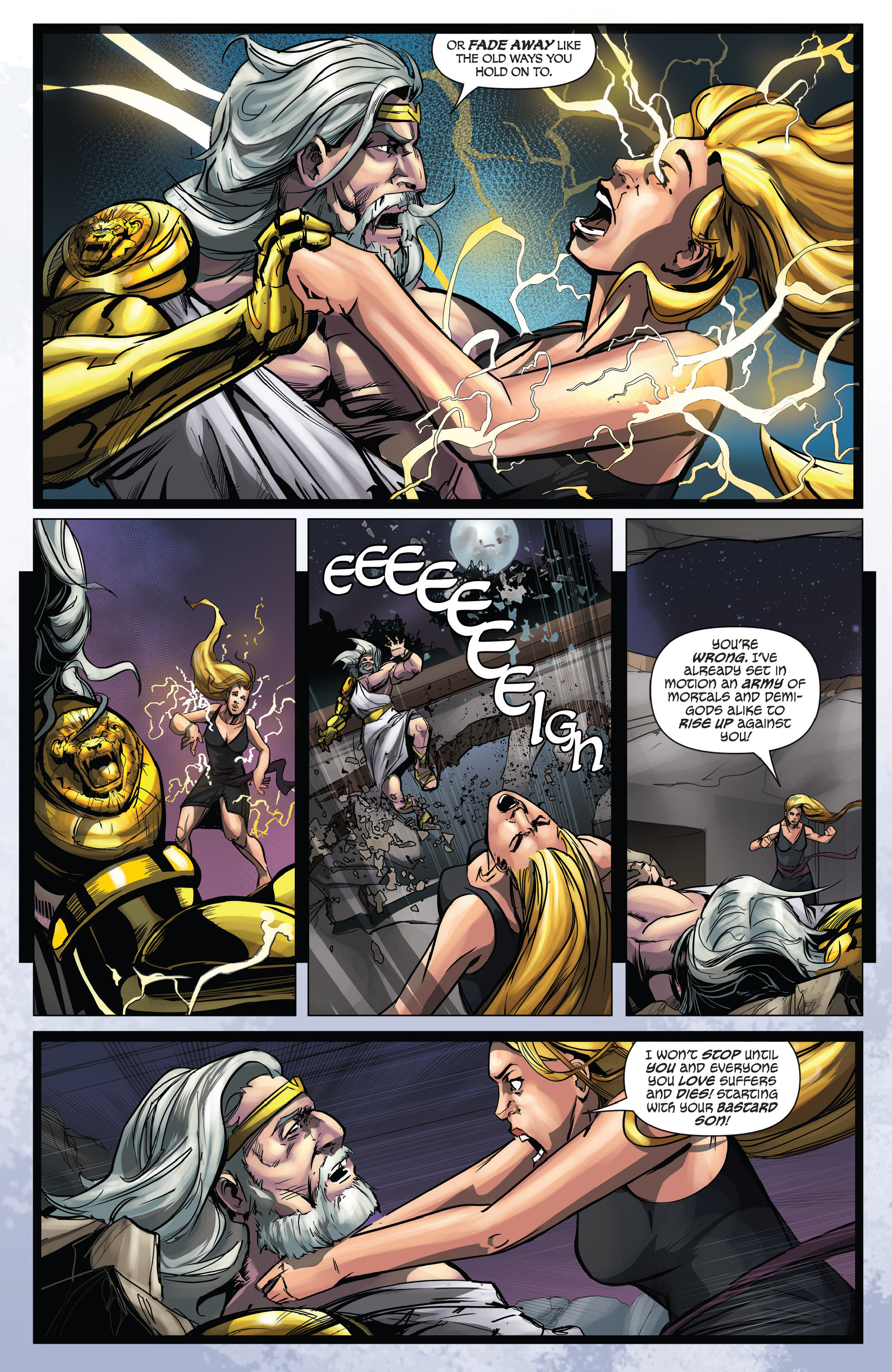 Read online Grimm Fairy Tales presents Godstorm: Hercules Payne comic -  Issue #5 - 15