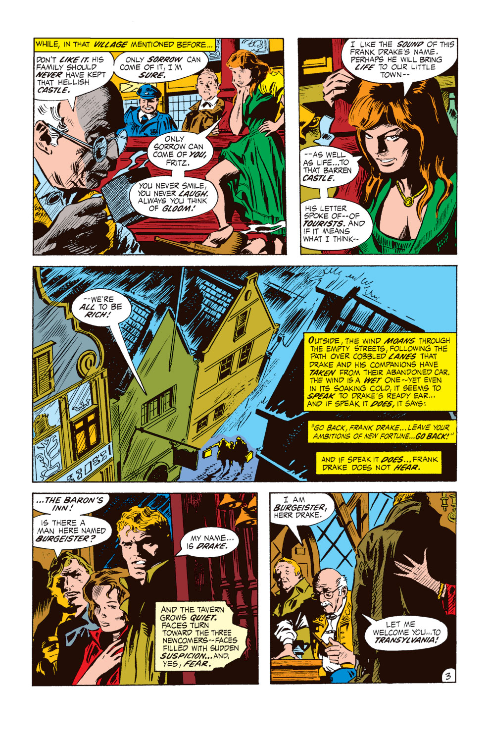 Read online Tomb of Dracula (1972) comic -  Issue #1 - 4