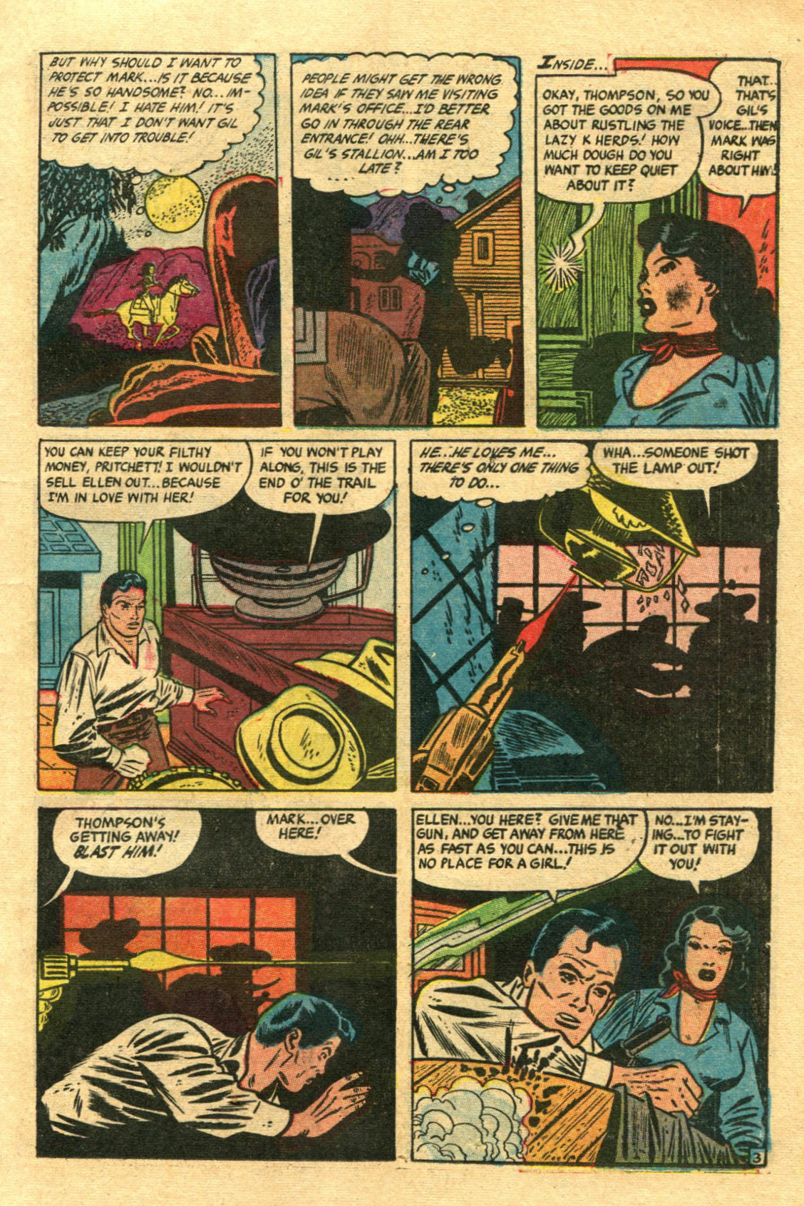 Read online Cowgirl Romances (1950) comic -  Issue #11 - 15