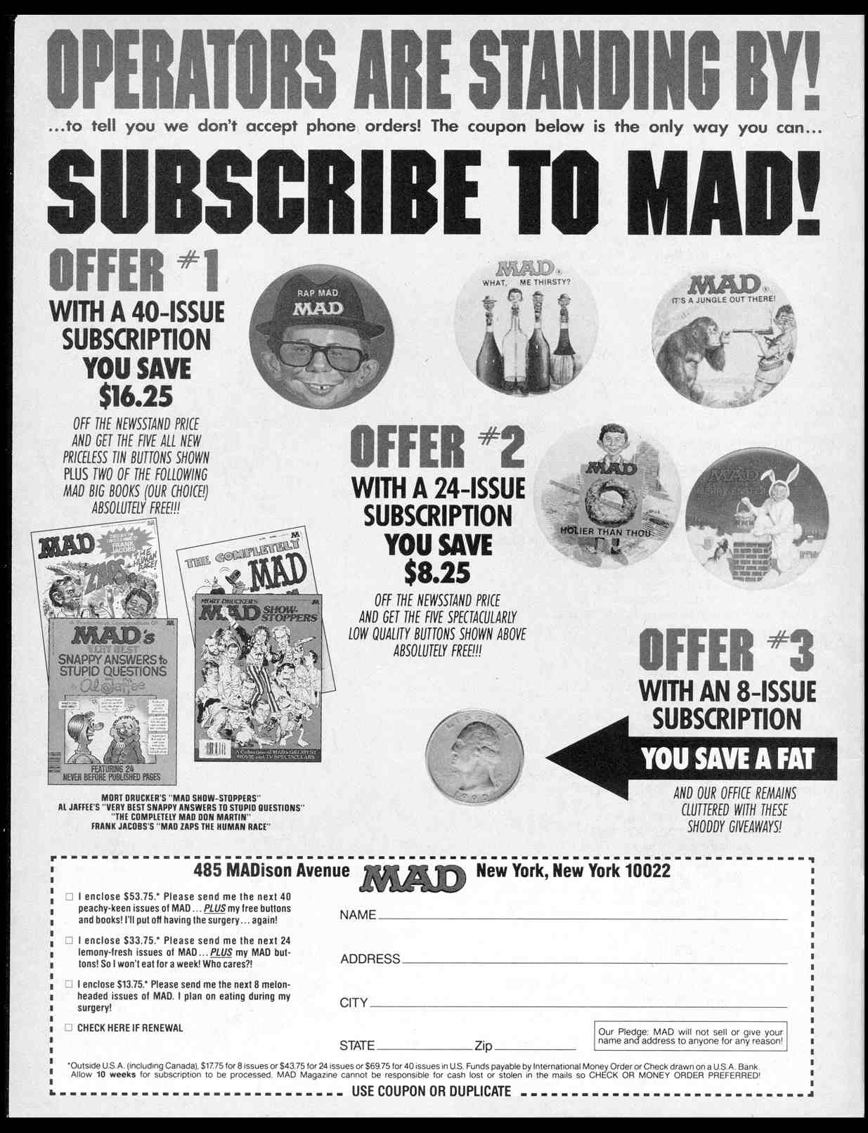 Read online MAD comic -  Issue #301 - 5