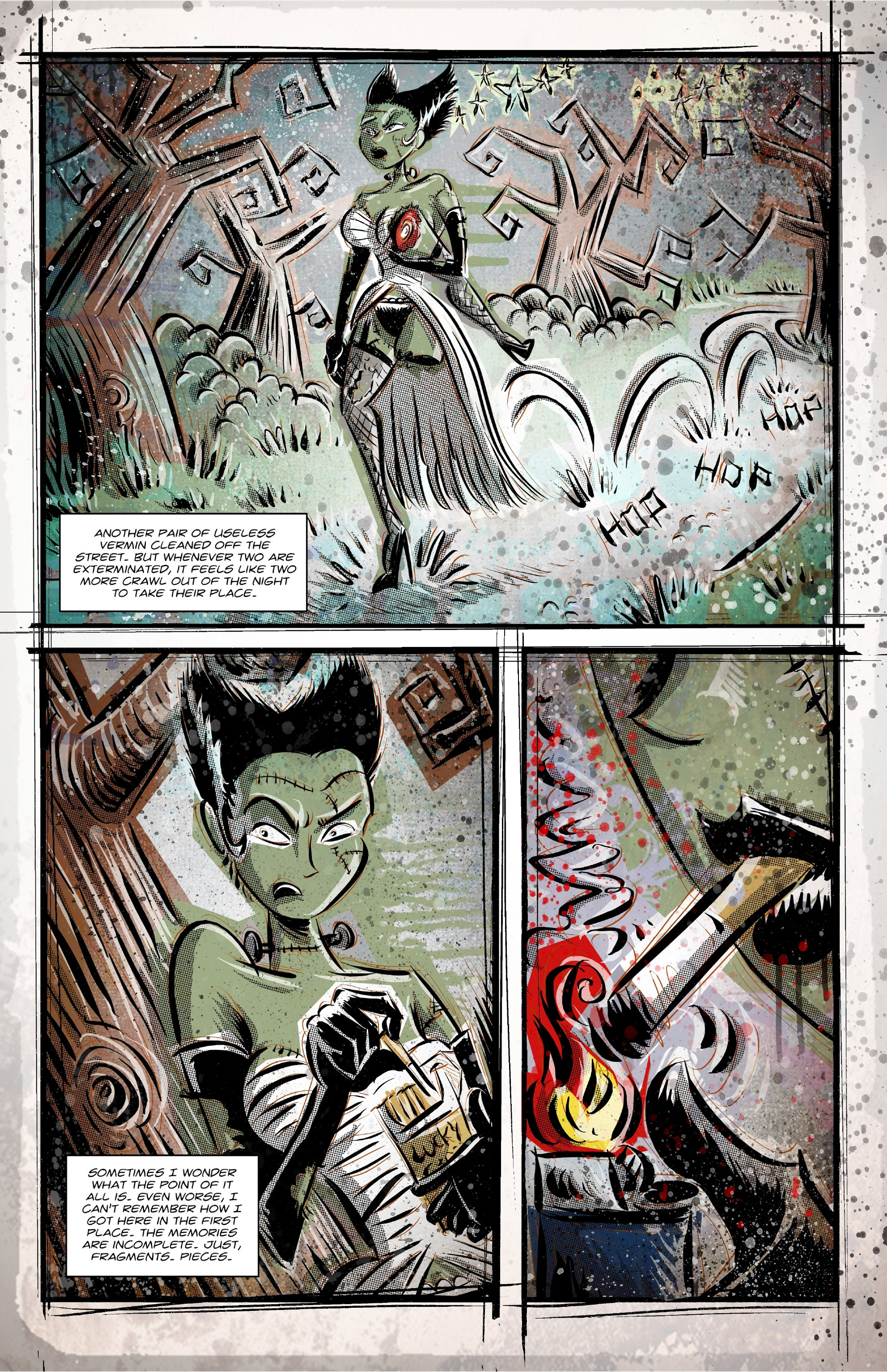 Read online Frankenbabe comic -  Issue #1 - 11