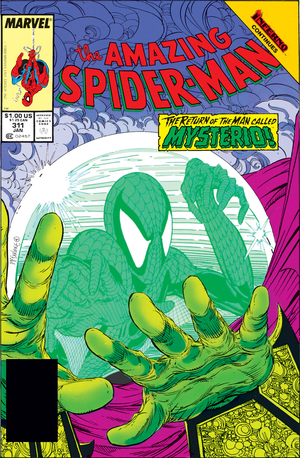 Read online The Amazing Spider-Man (1963) comic -  Issue #311 - 1