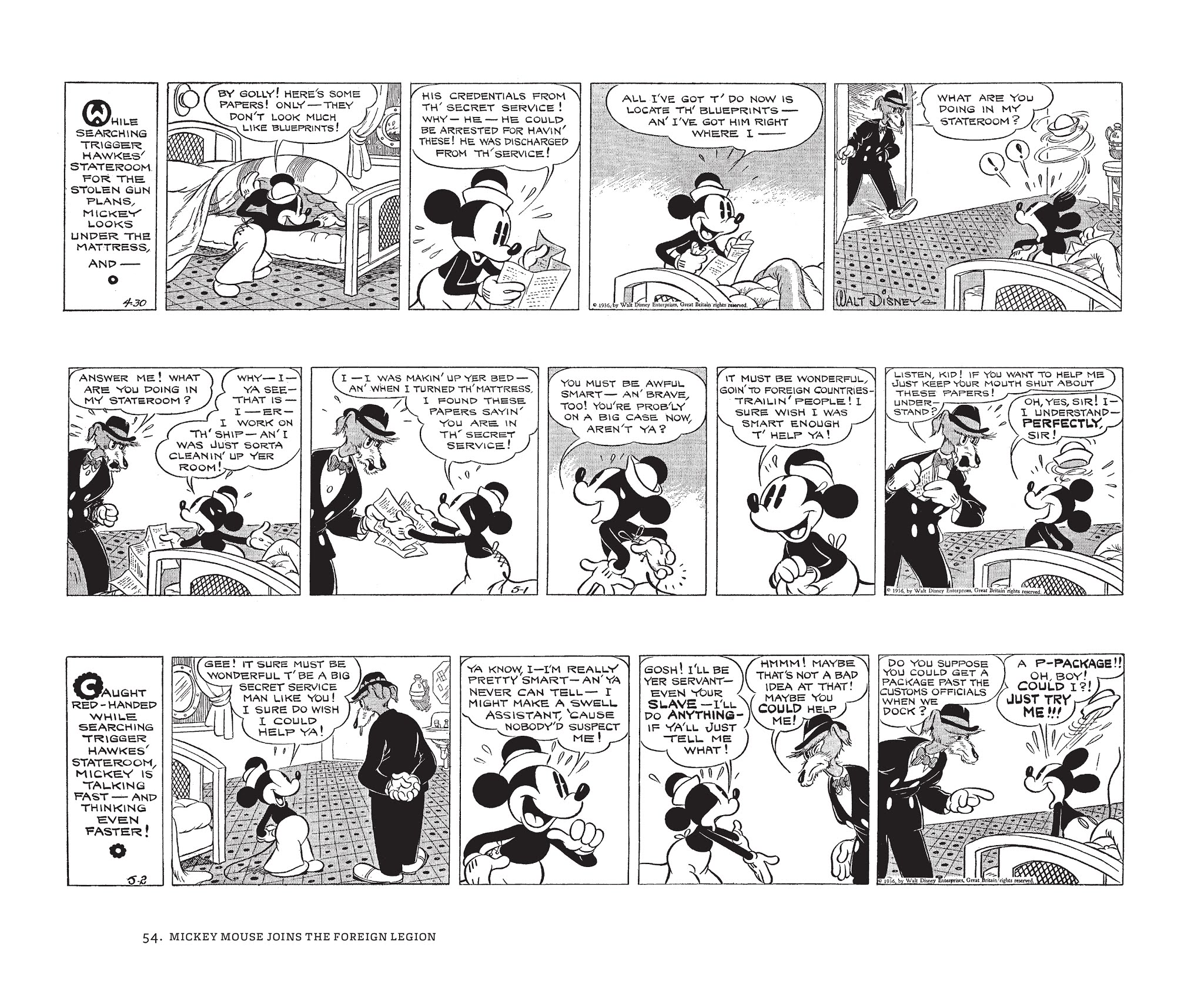 Read online Walt Disney's Mickey Mouse by Floyd Gottfredson comic -  Issue # TPB 4 (Part 1) - 54