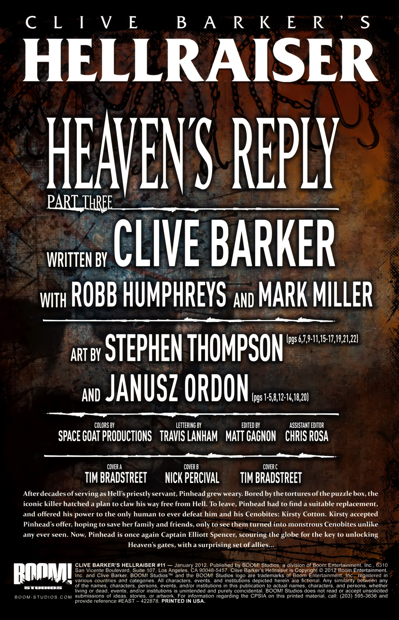 Read online Clive Barker's Hellraiser (2011) comic -  Issue #11 - 3
