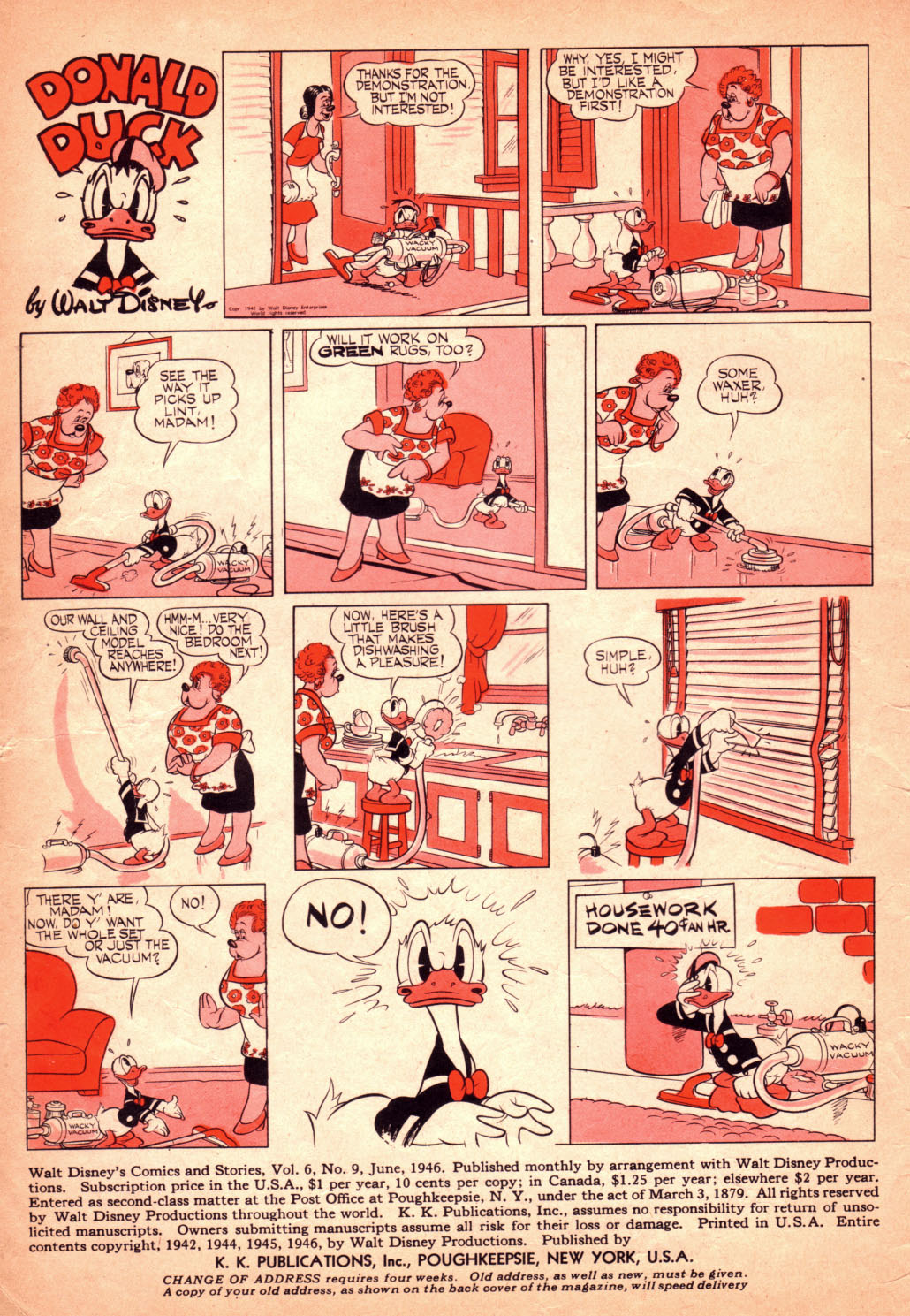 Read online Walt Disney's Comics and Stories comic -  Issue #69 - 2