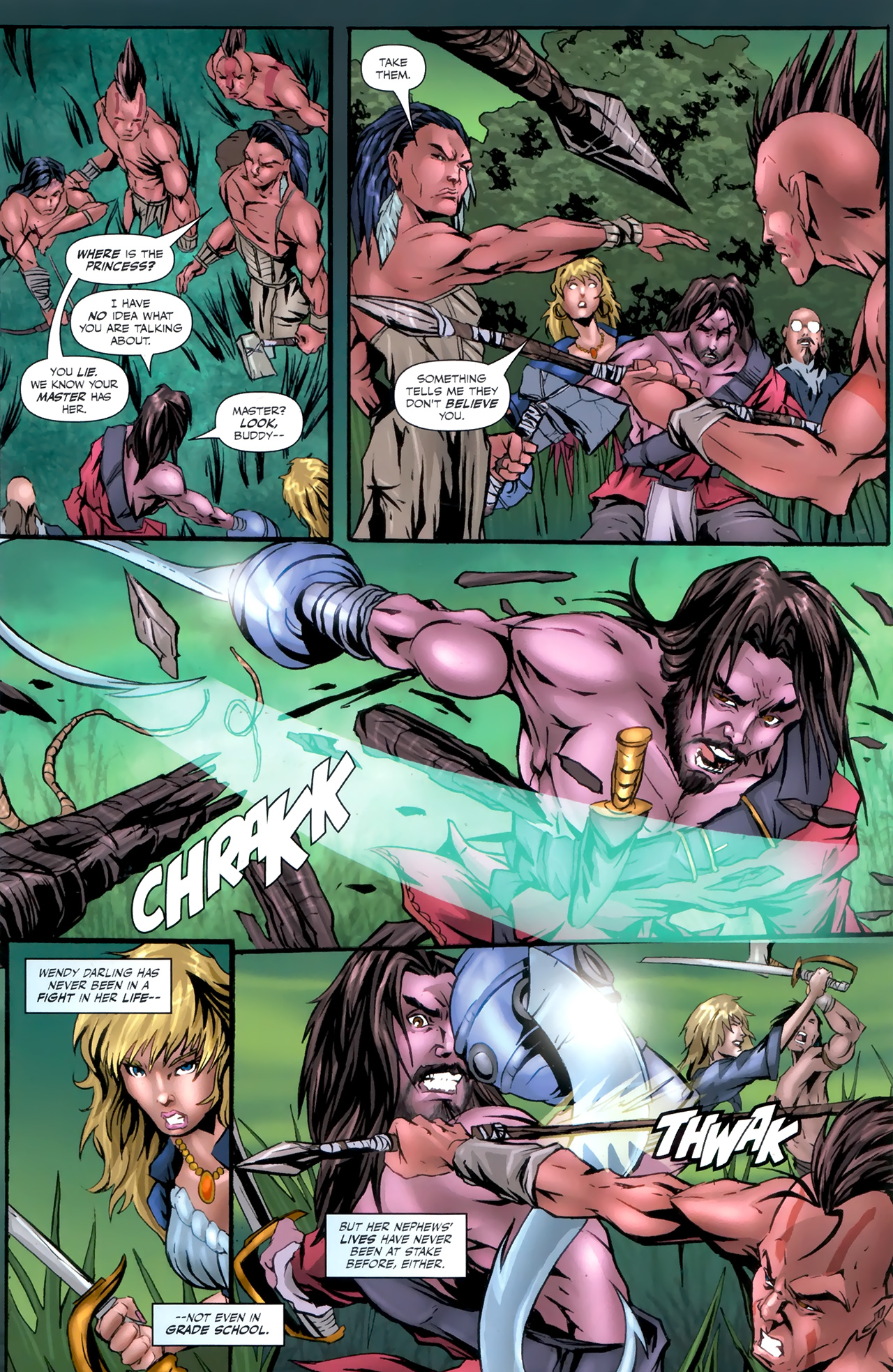 Read online Grimm Fairy Tales: Neverland comic -  Issue #3 - 15
