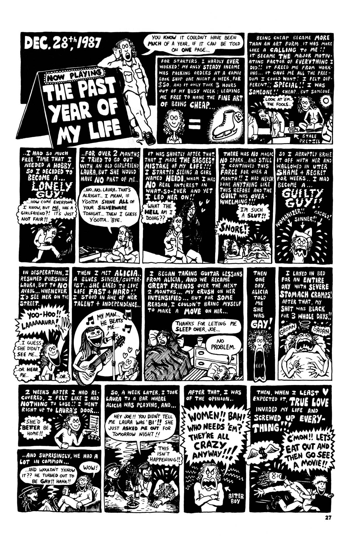 Read online Peepshow: The Cartoon Diary of Joe Matt comic -  Issue # Full - 8