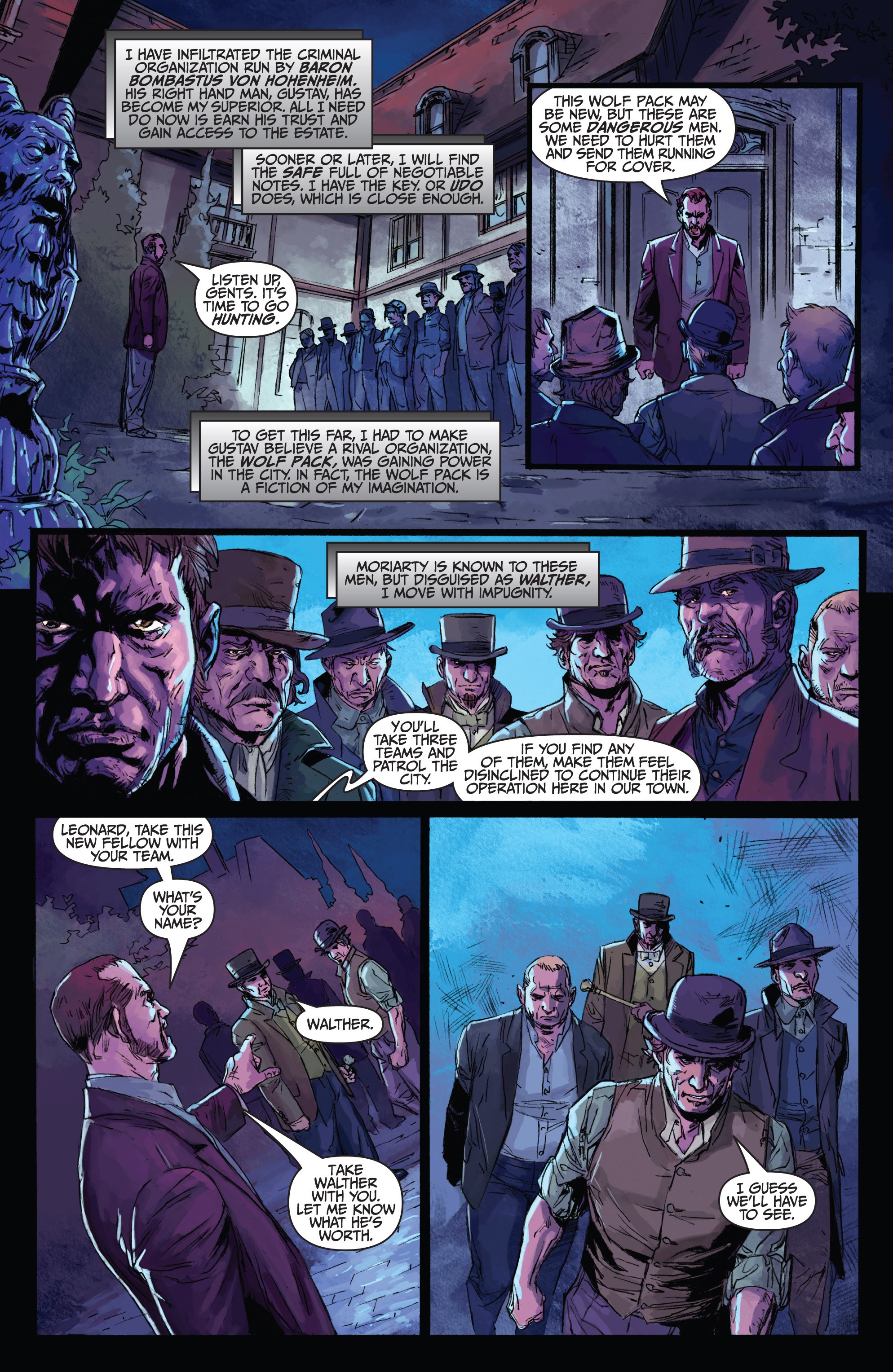 Read online Sherlock Holmes: Moriarty Lives comic -  Issue #3 - 3