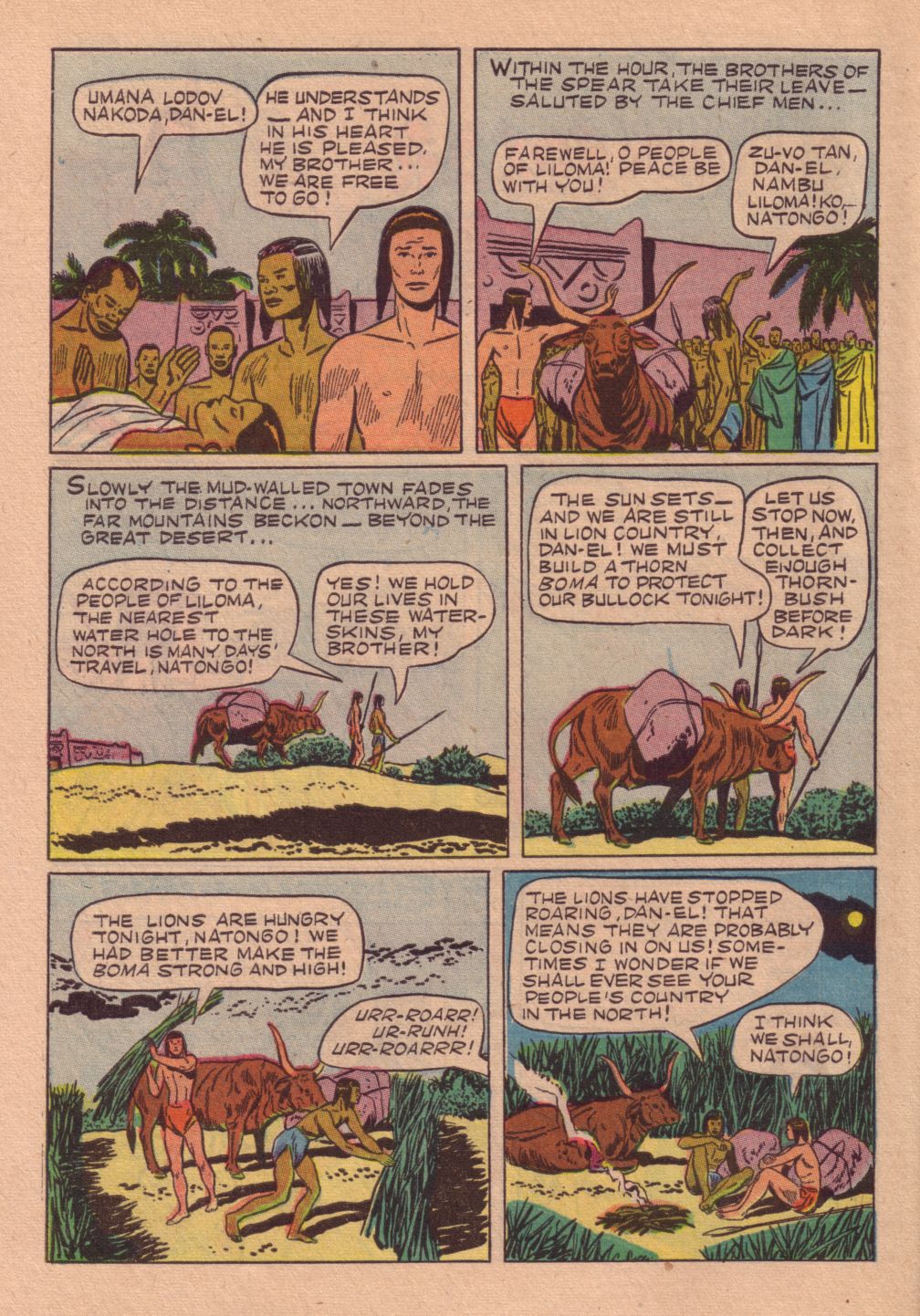 Read online Tarzan (1948) comic -  Issue #29 - 30