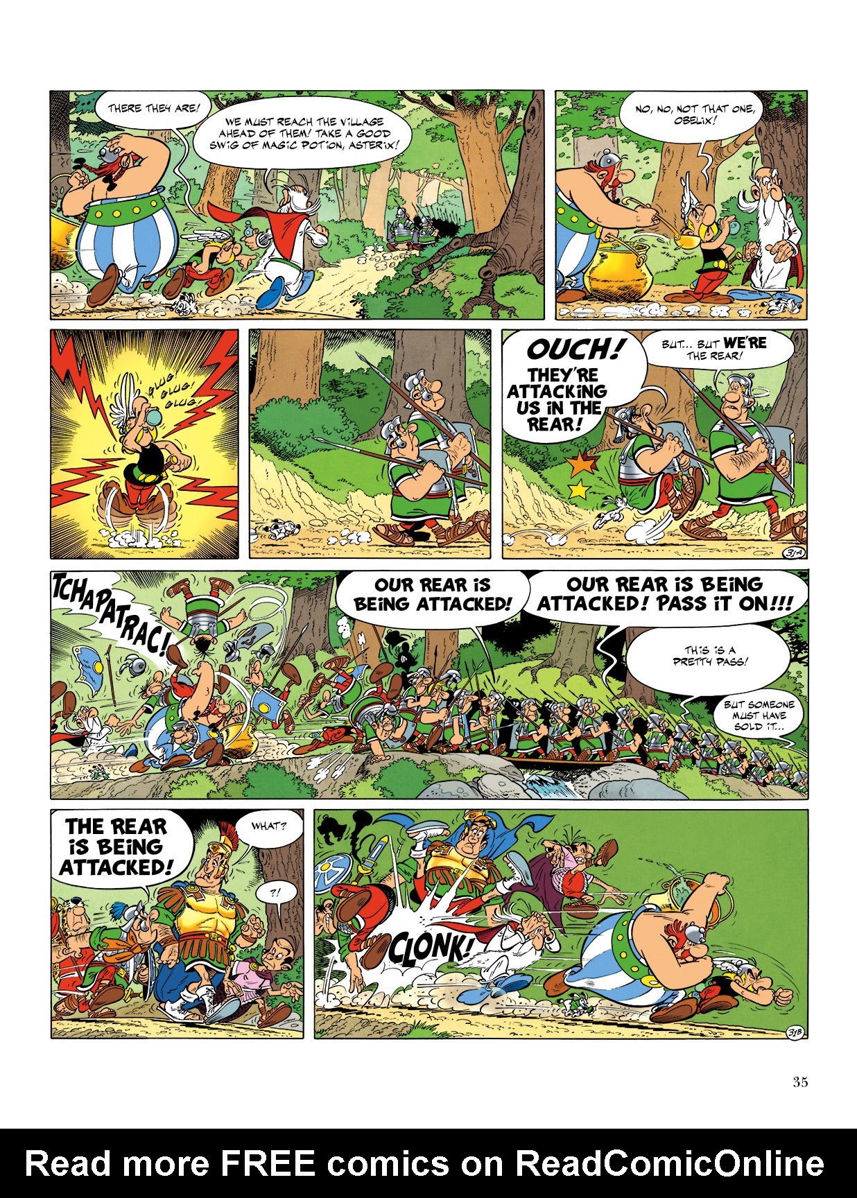 Read online Asterix comic -  Issue #15 - 36