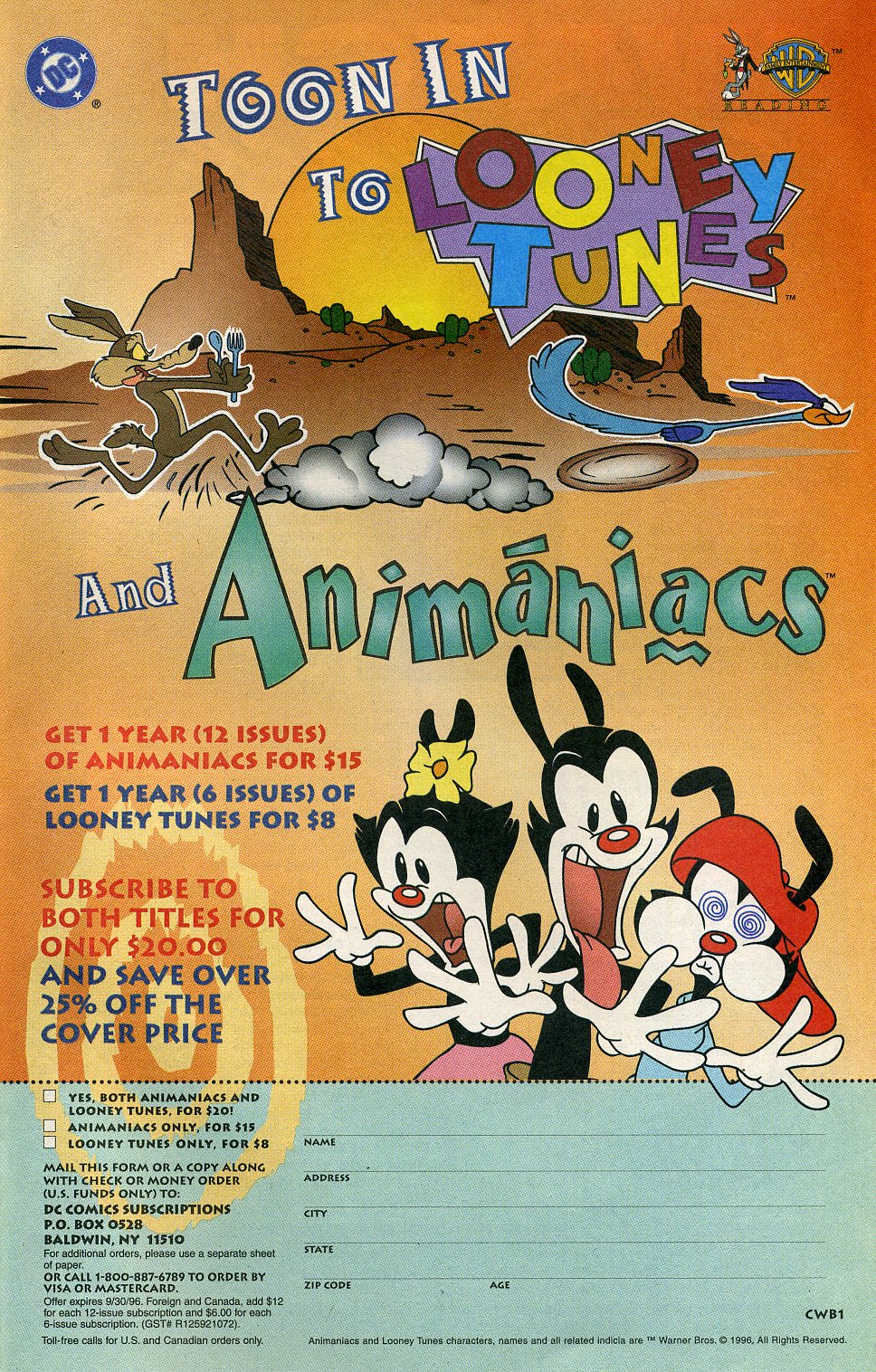Read online Animaniacs comic -  Issue #18 - 29