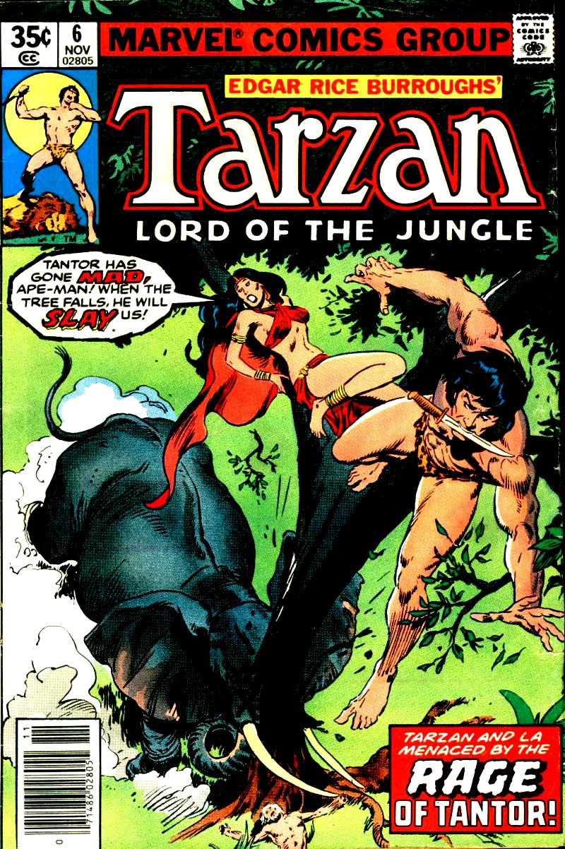 Read online Tarzan (1977) comic -  Issue #6 - 1