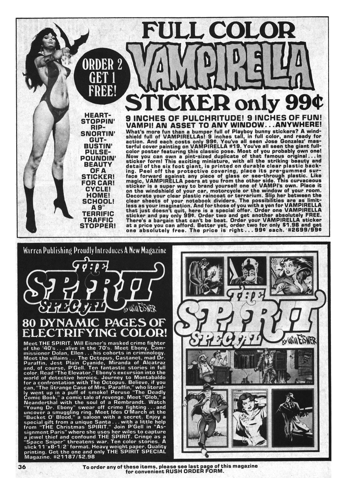 Read online Vampirella (1969) comic -  Issue #47 - 36