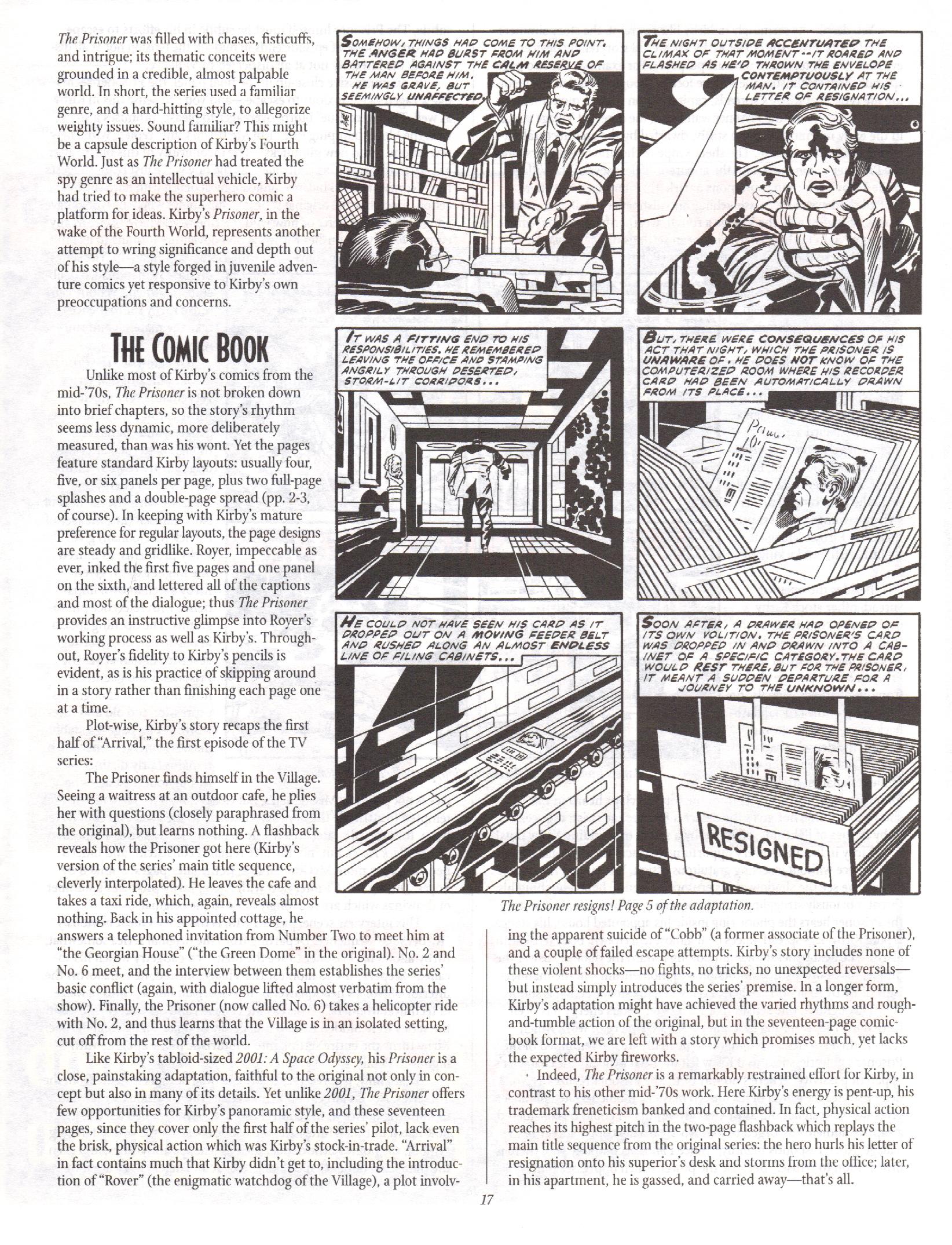 Read online The Jack Kirby Collector comic -  Issue #11 - 17