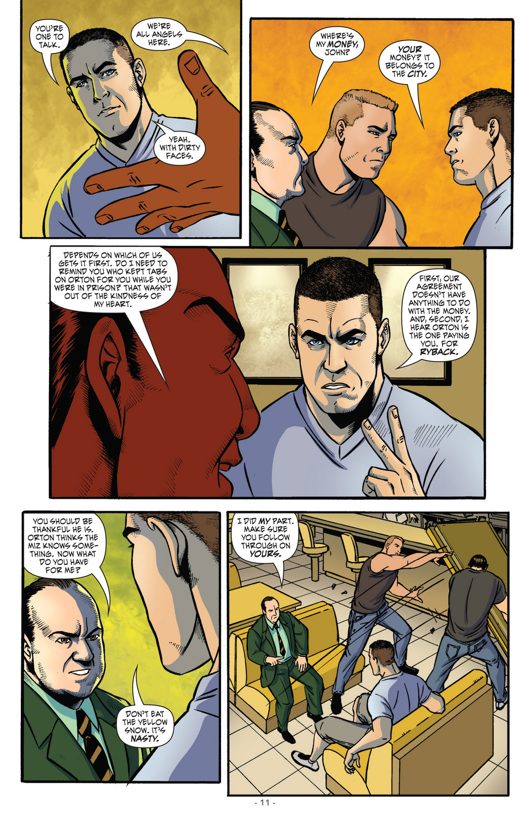 Read online WWE Superstars comic -  Issue #1 - 13