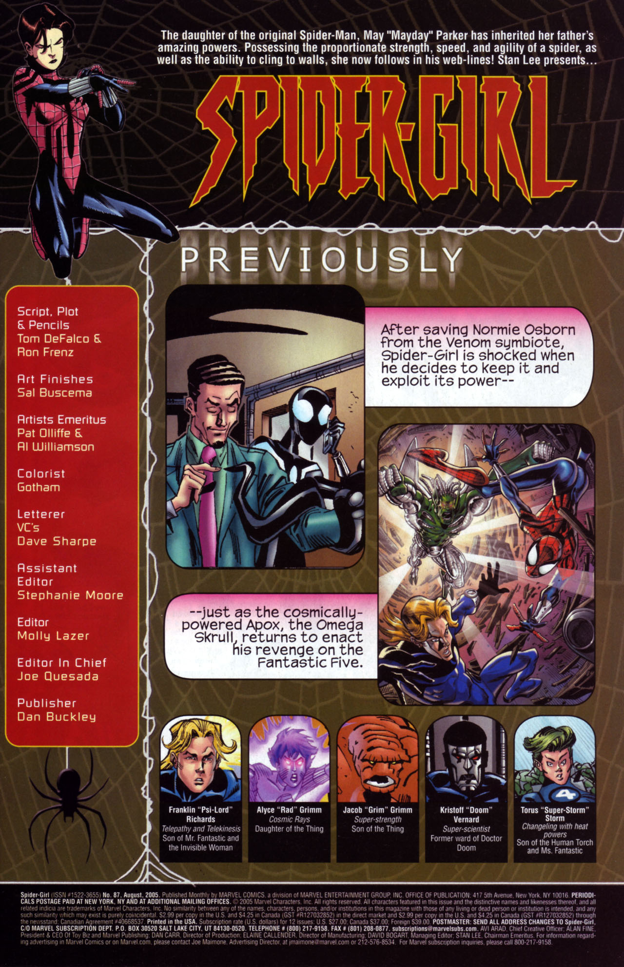 Read online Spider-Girl (1998) comic -  Issue #87 - 2