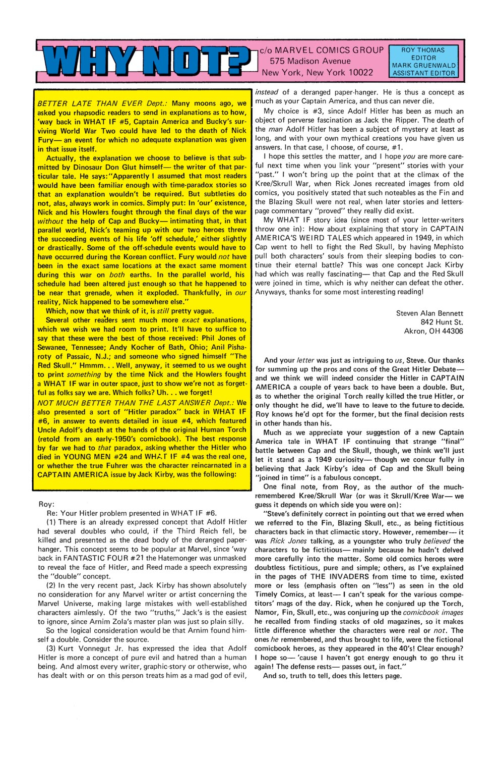 Read online What If? (1977) comic -  Issue #14 - Sgt. Fury had Fought WWII in Outer Space - 35
