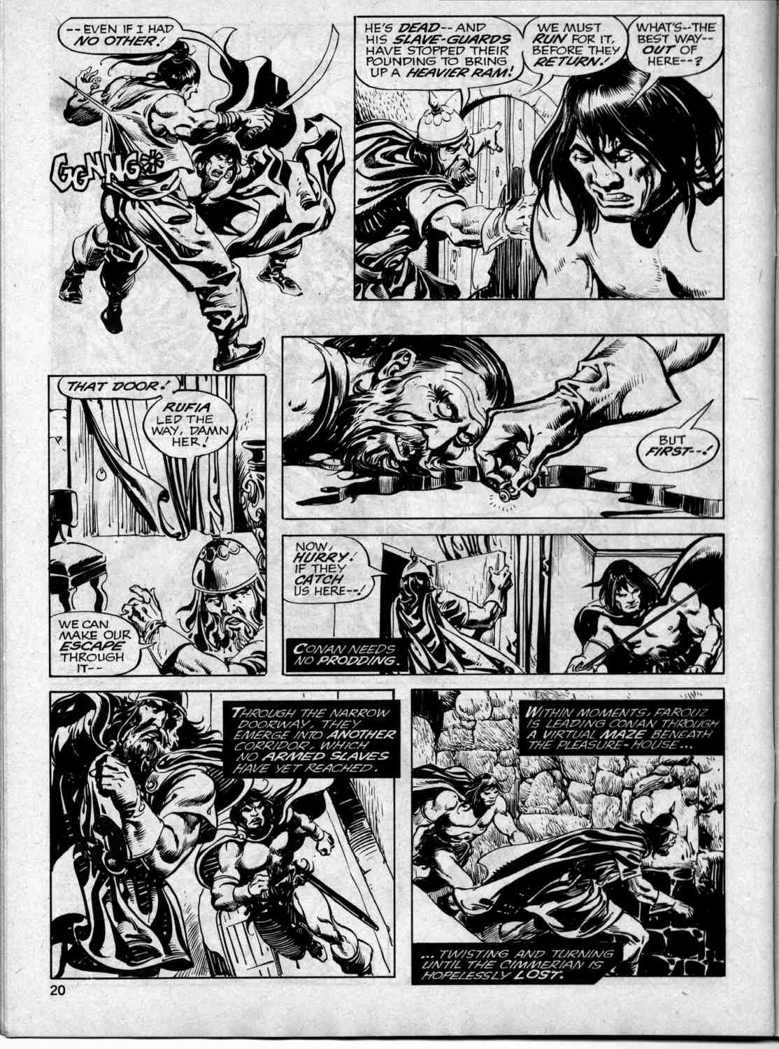 Read online The Savage Sword Of Conan comic -  Issue #36 - 20