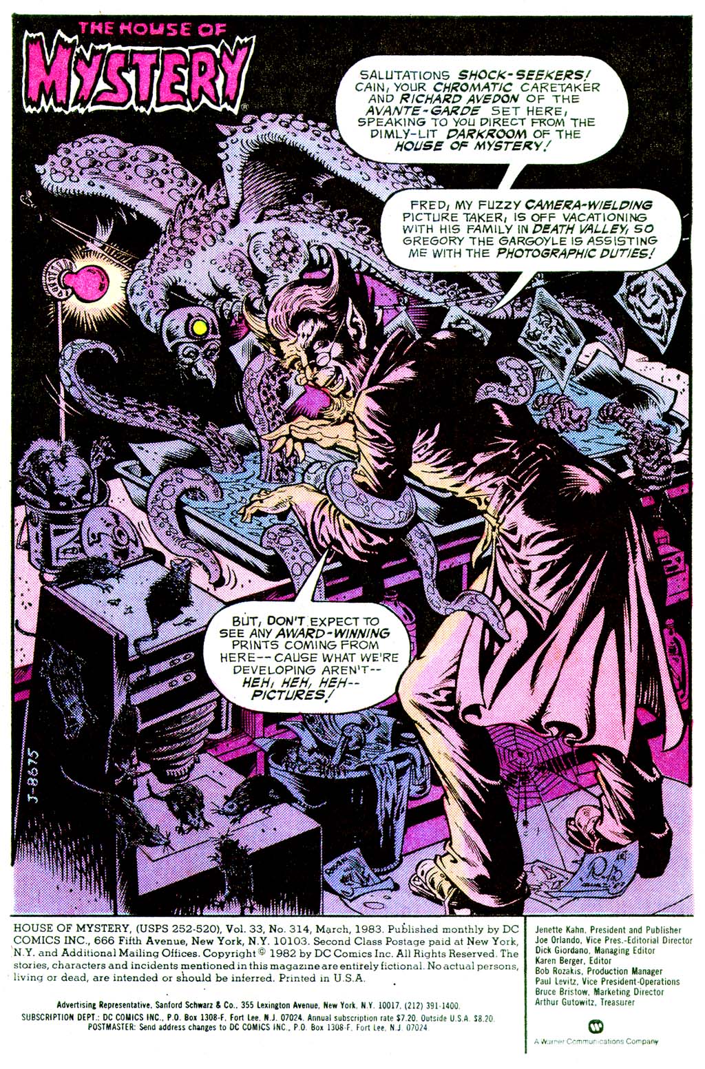 Read online House of Mystery (1951) comic -  Issue #314 - 2