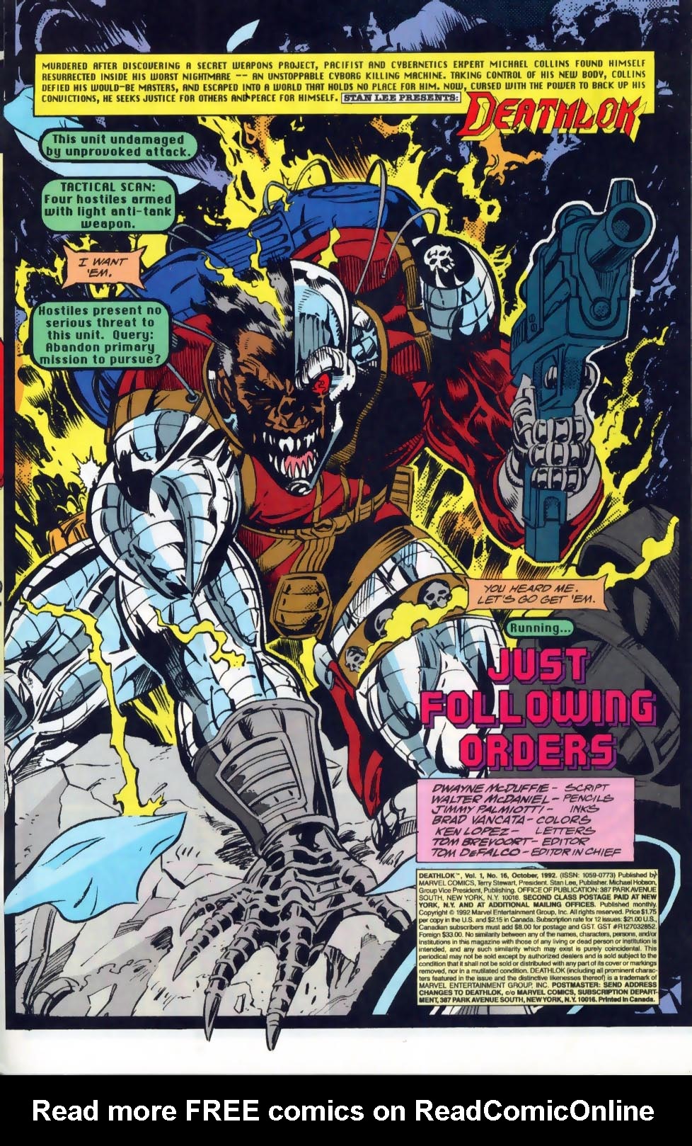 Read online Deathlok (1991) comic -  Issue #16 - 4