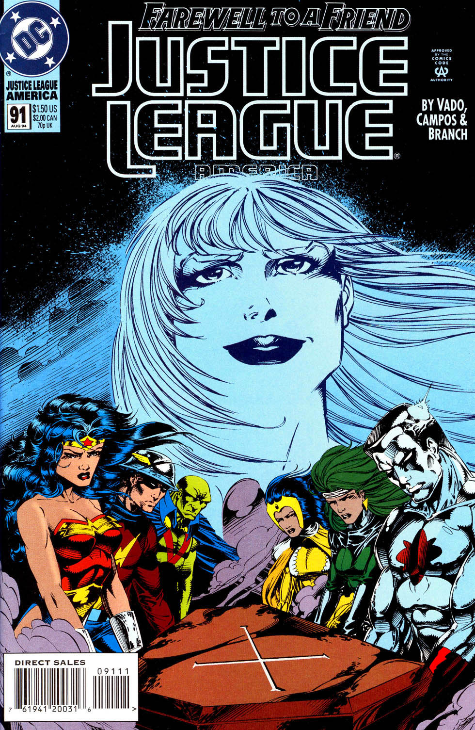 Read online Justice League America comic -  Issue #91 - 1