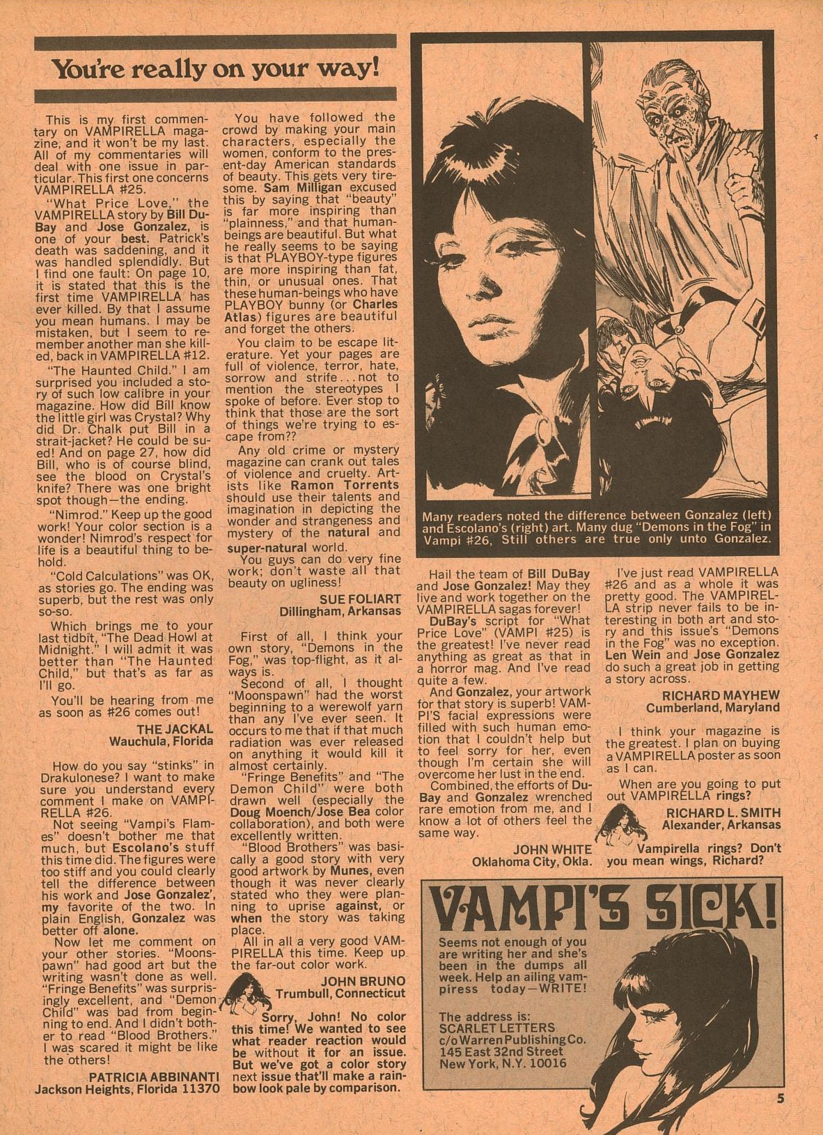 Read online Vampirella (1969) comic -  Issue #29 - 5