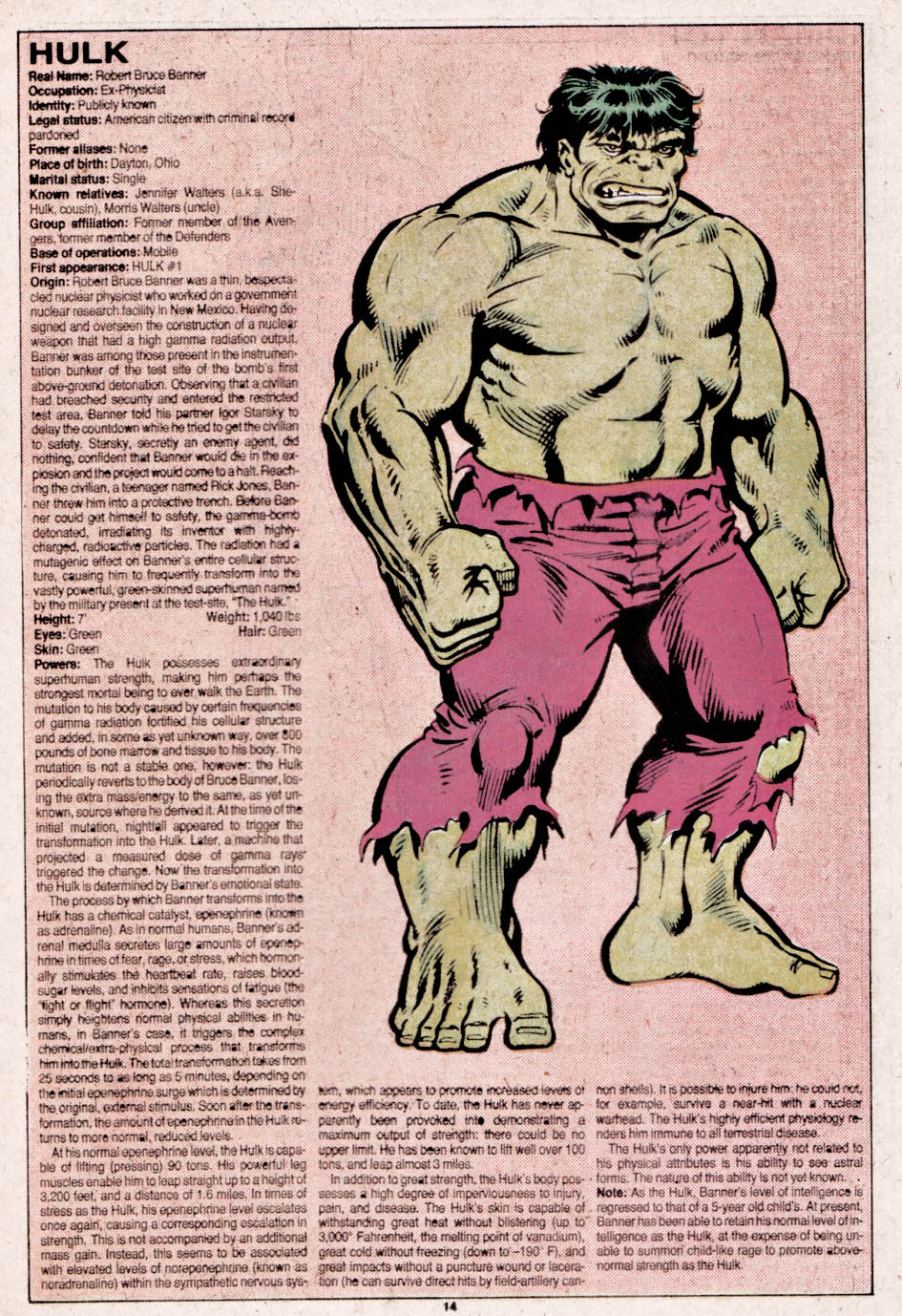Read online The Official Handbook of the Marvel Universe comic -  Issue #5 - 15