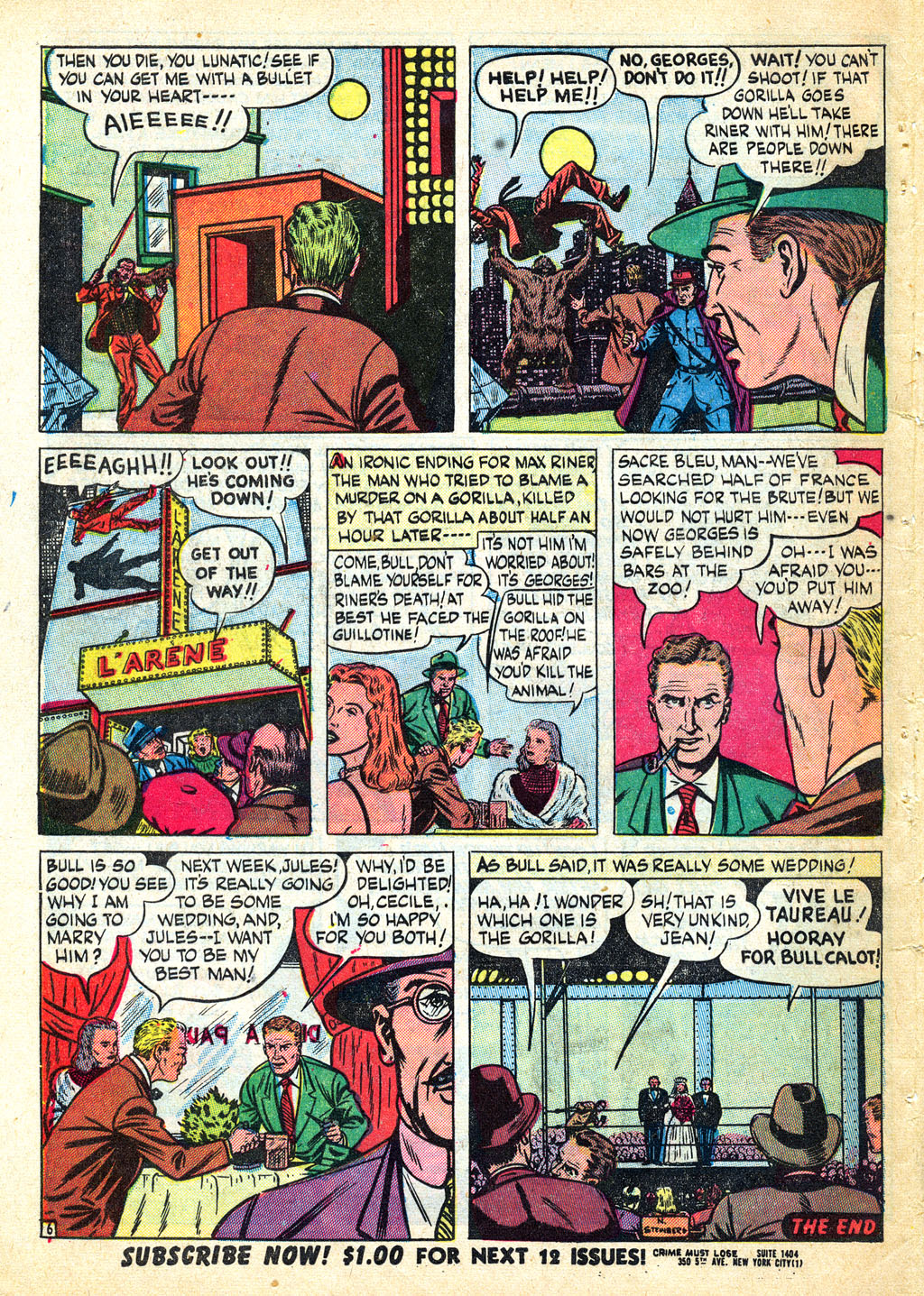 Read online Crime Must Lose comic -  Issue #7 - 32