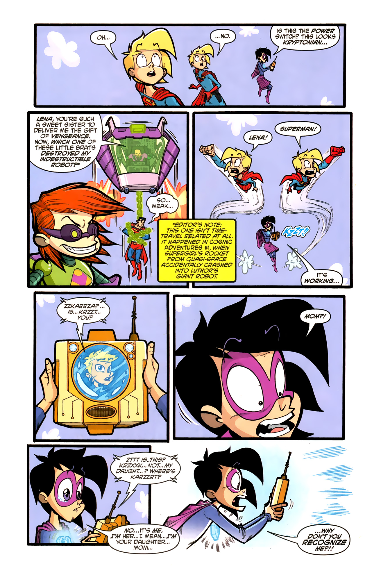 Read online Supergirl: Cosmic Adventures in the 8th Grade comic -  Issue #5 - 21