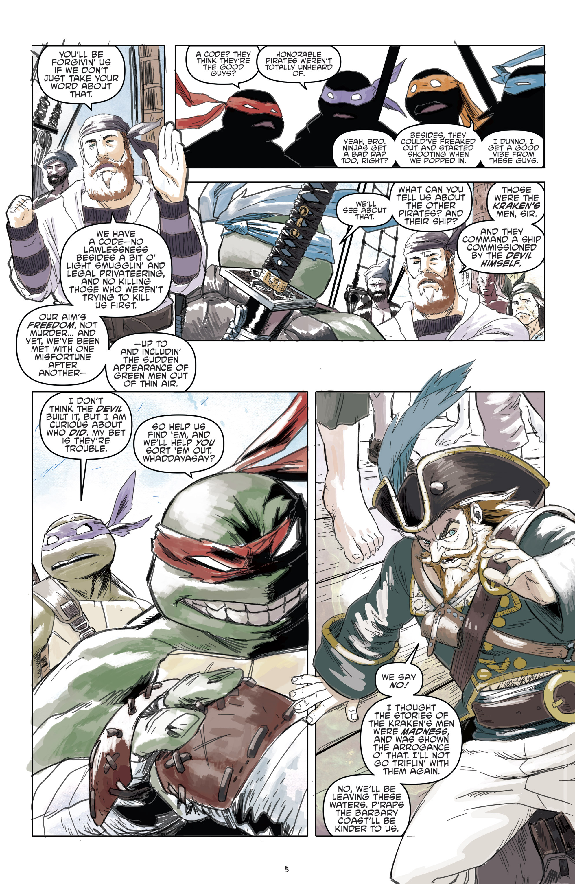 Read online Teenage Mutant Ninja Turtles: Turtles in Time comic -  Issue #3 - 7