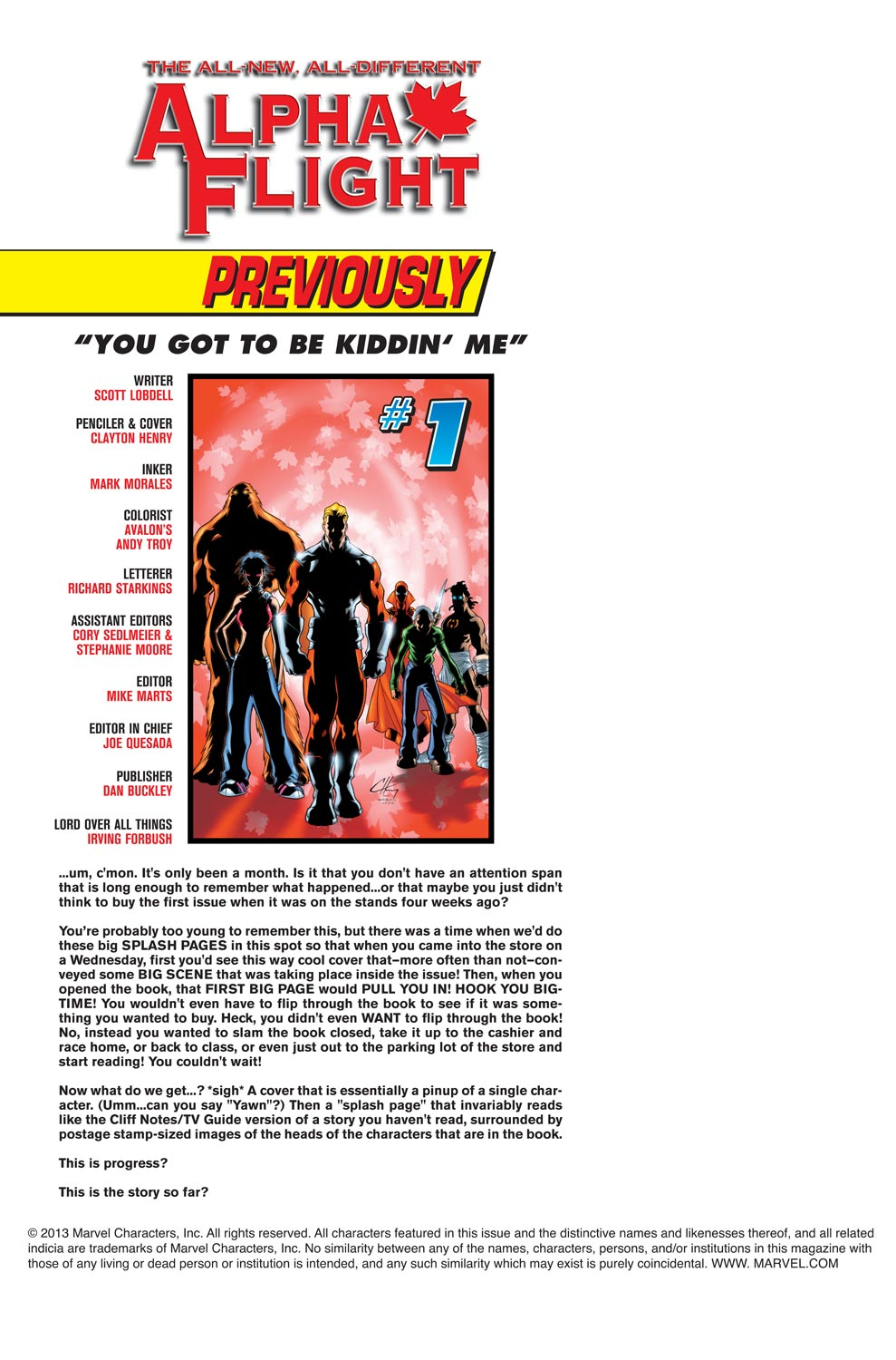 Read online Alpha Flight (2004) comic -  Issue #2 - 2