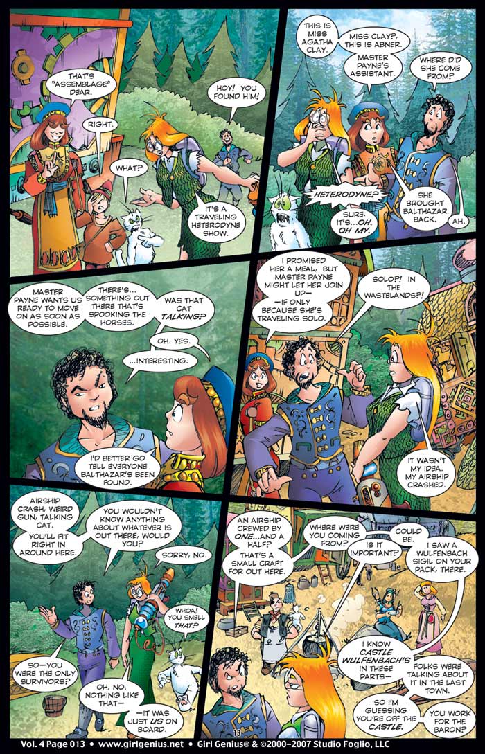 Read online Girl Genius (2002) comic -  Issue #4 - 10
